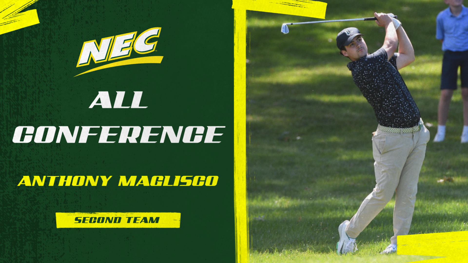 Anthony Maglisco named to NEC Men's Golf All-Conference Second Team