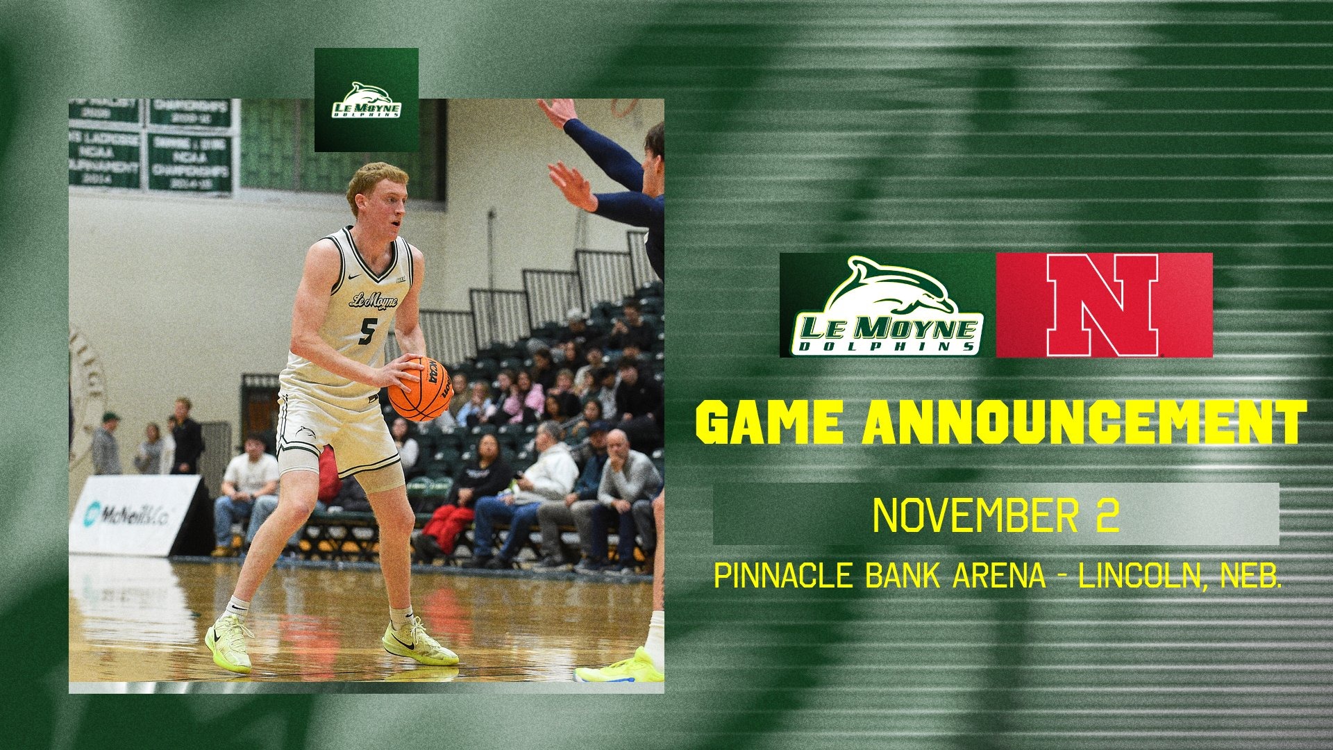 Men's Basketball to open the season at Nebraska on November 2