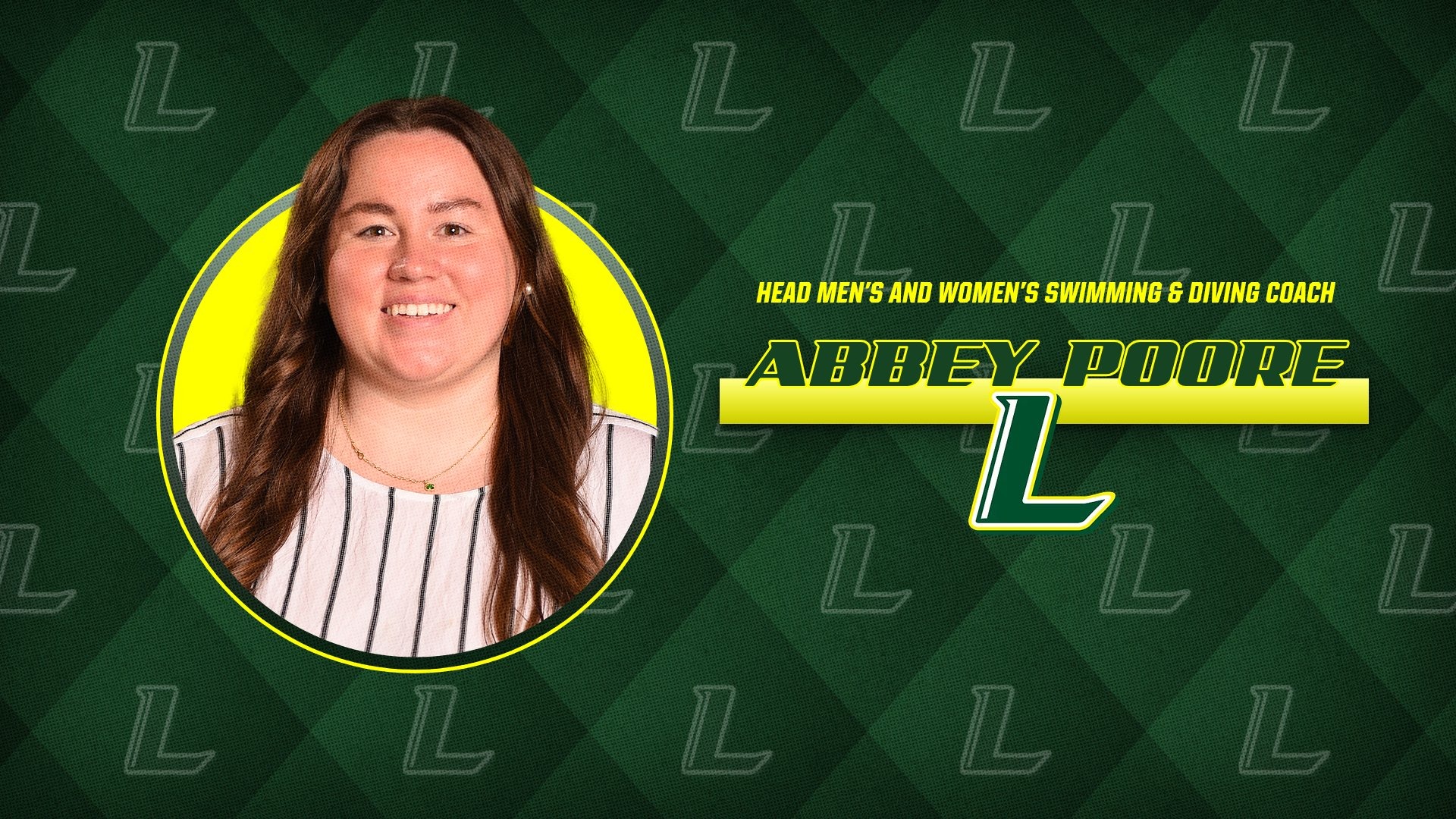 Abbey Poore has been elevated to head men's and women's swimming and diving coach