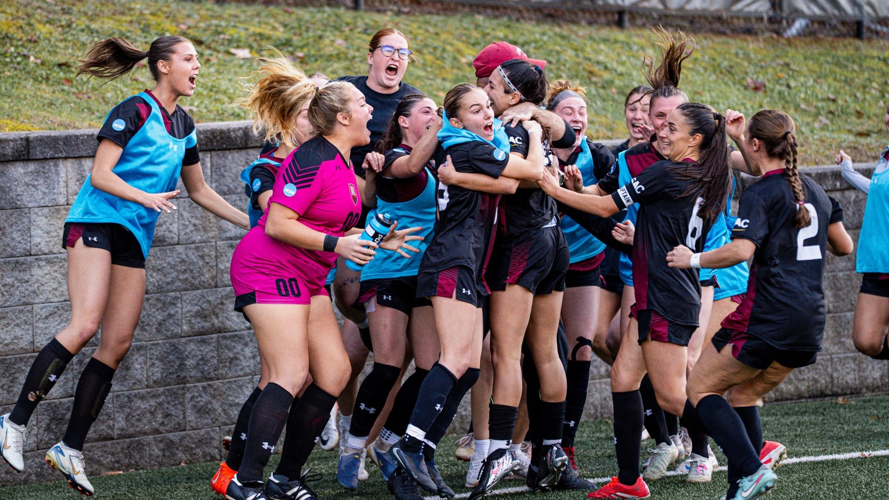 Women's Soccer Celebration