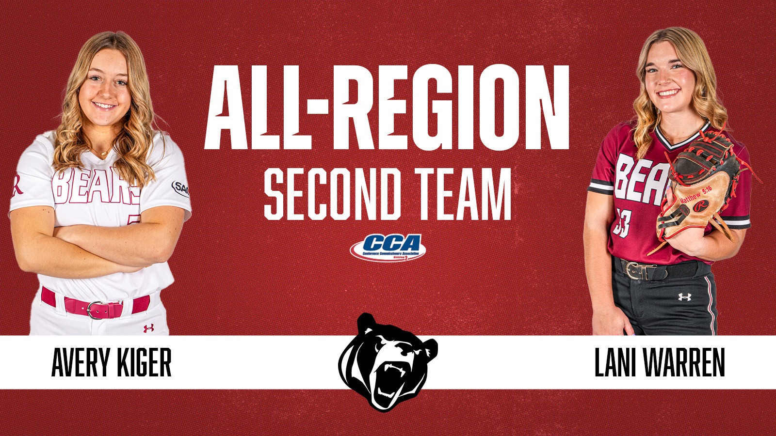 D2CCA Softball all-region