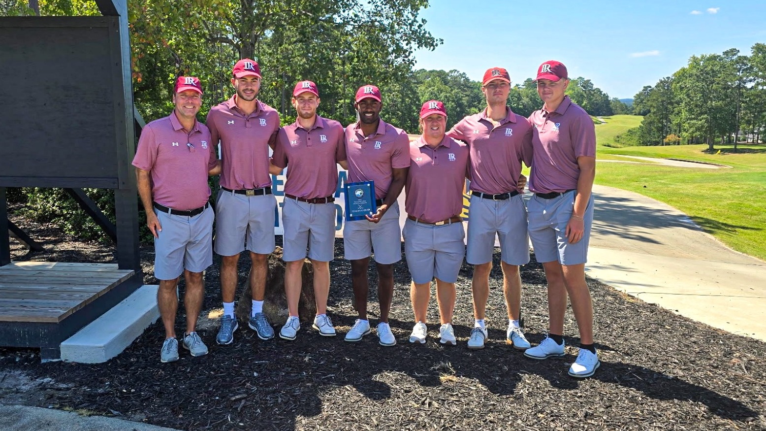Men's Golf team at Lander 2025