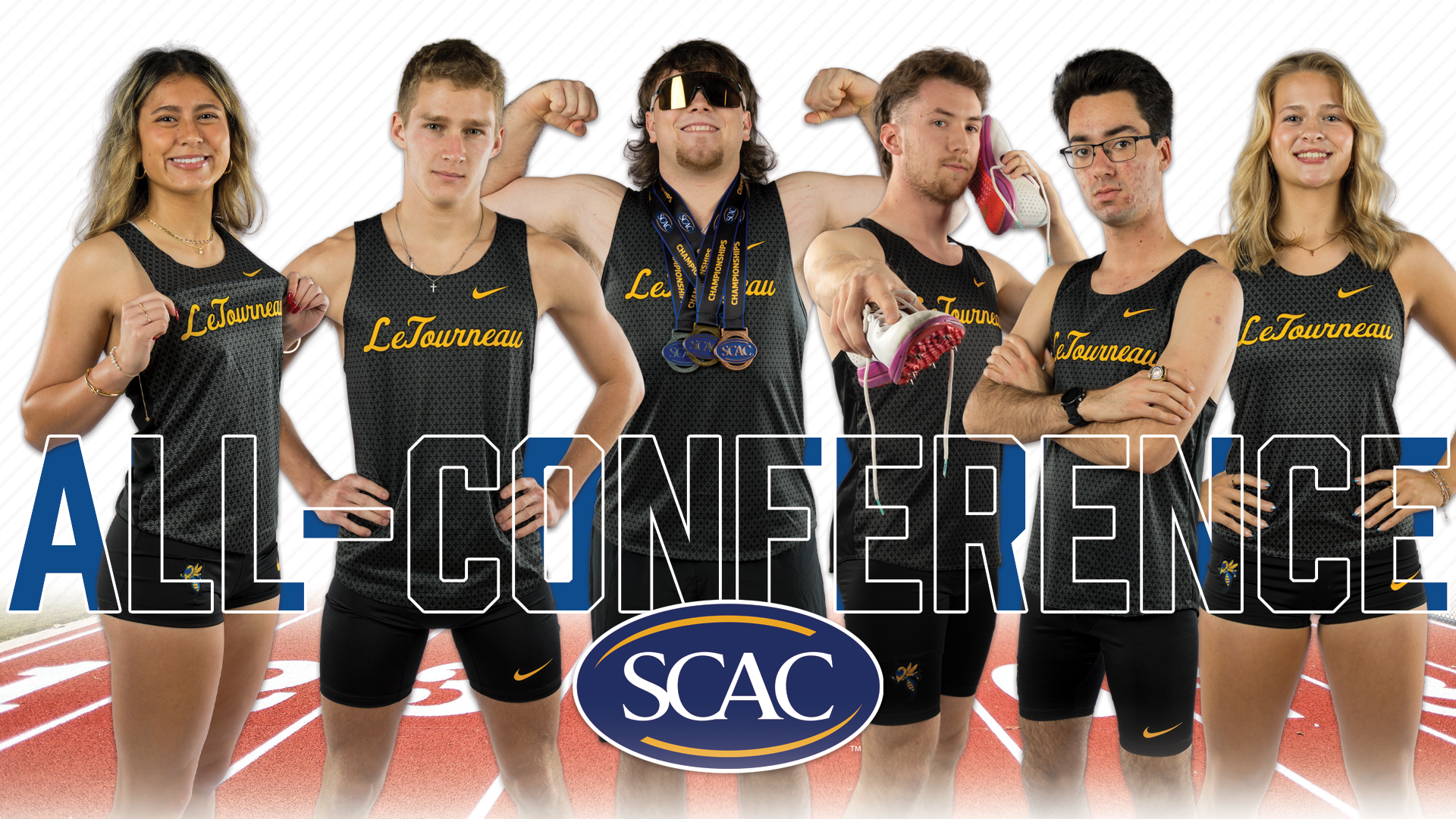 LeTourneau track All-SCAC