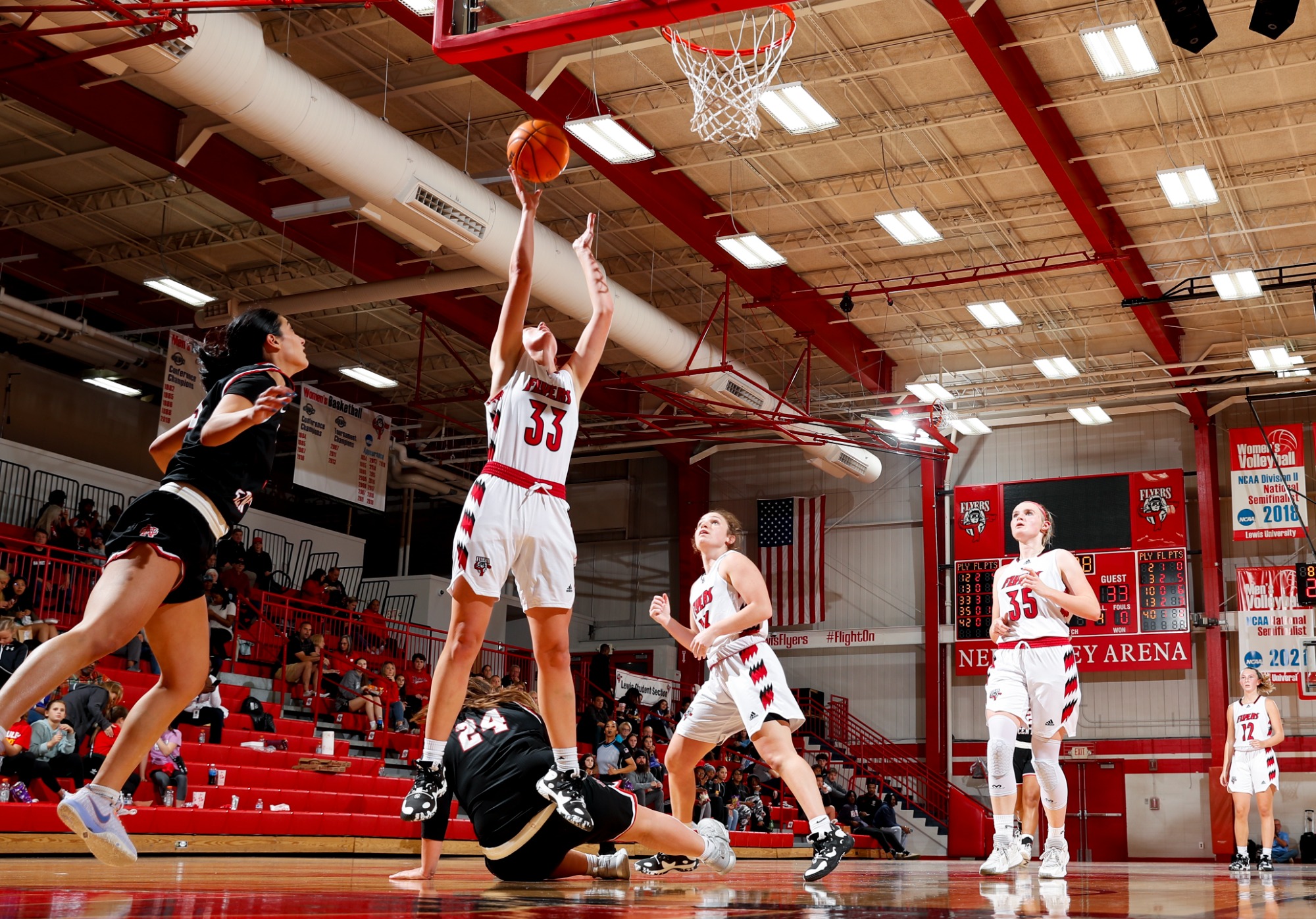 Lewis Women s Basketball Cruises To Seventh Straight Victory After Win 
