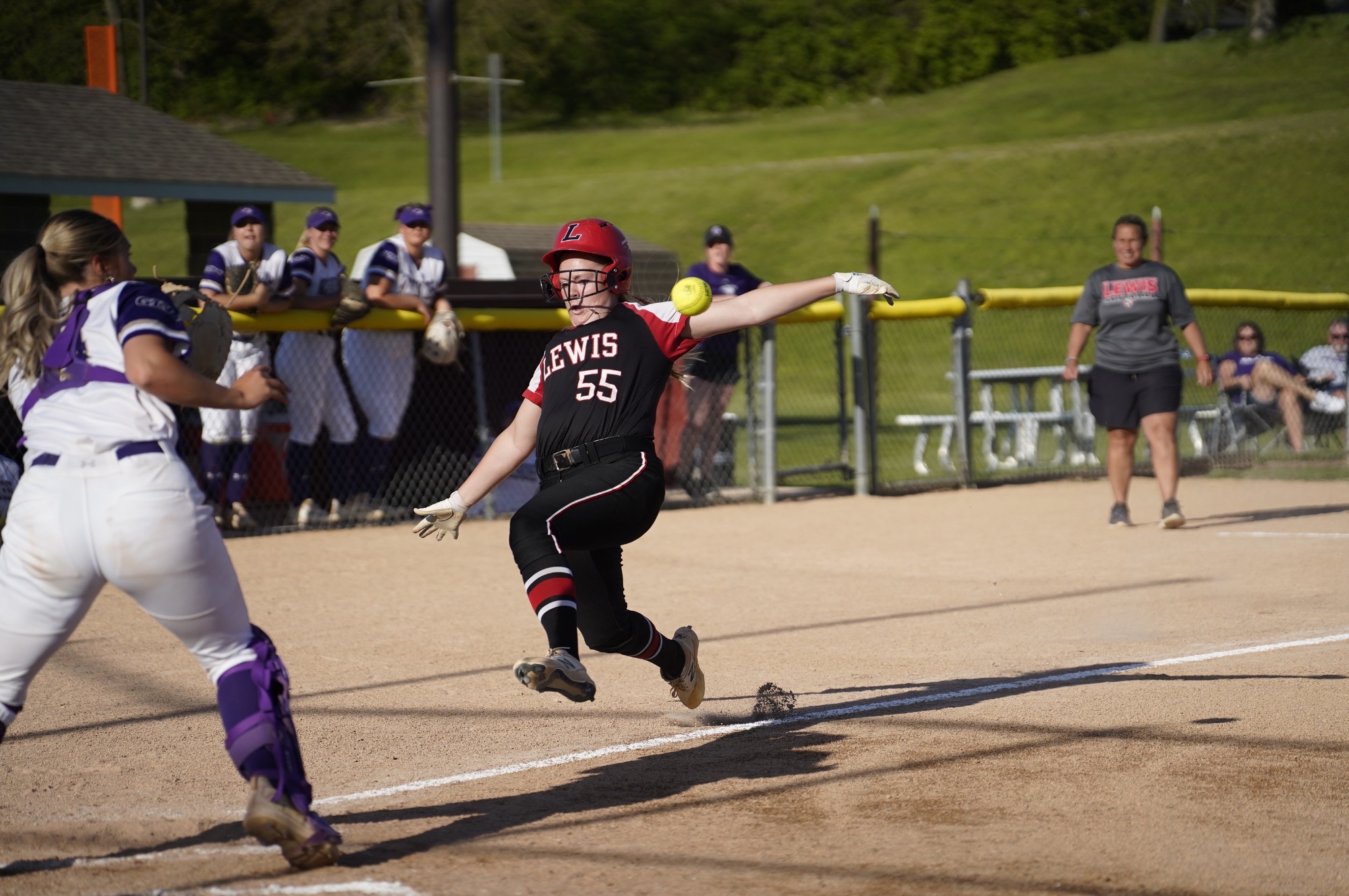 Lewis Softball Rallies to Defeat McKendree in GLVC Tournament Thursday