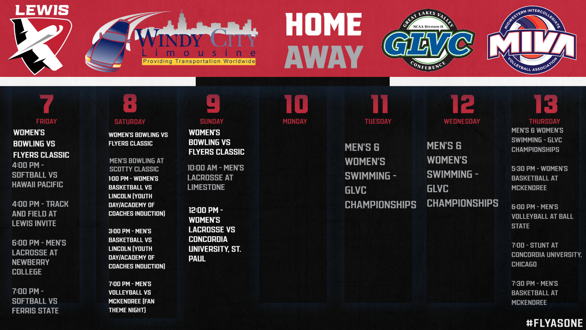Weekly Schedule (Feb 7 - Feb 13)
