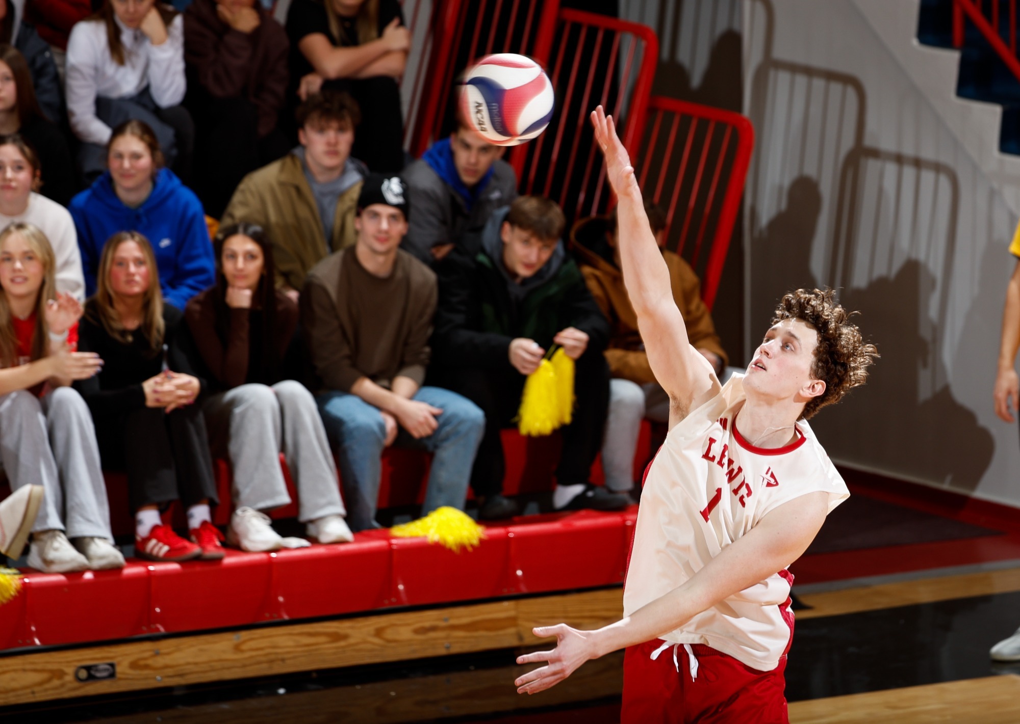 Frederick Kreuger Beer swings at a ball