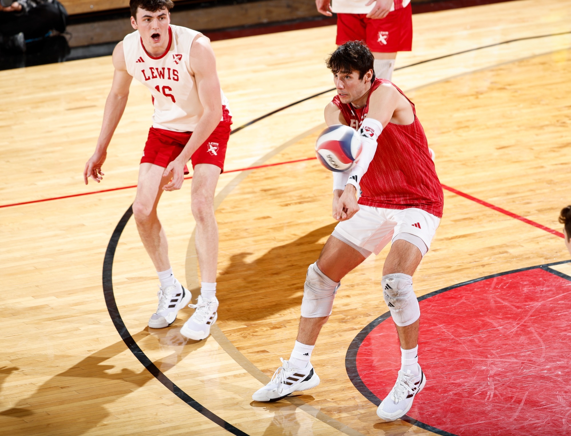 Nico Paula Digs a ball