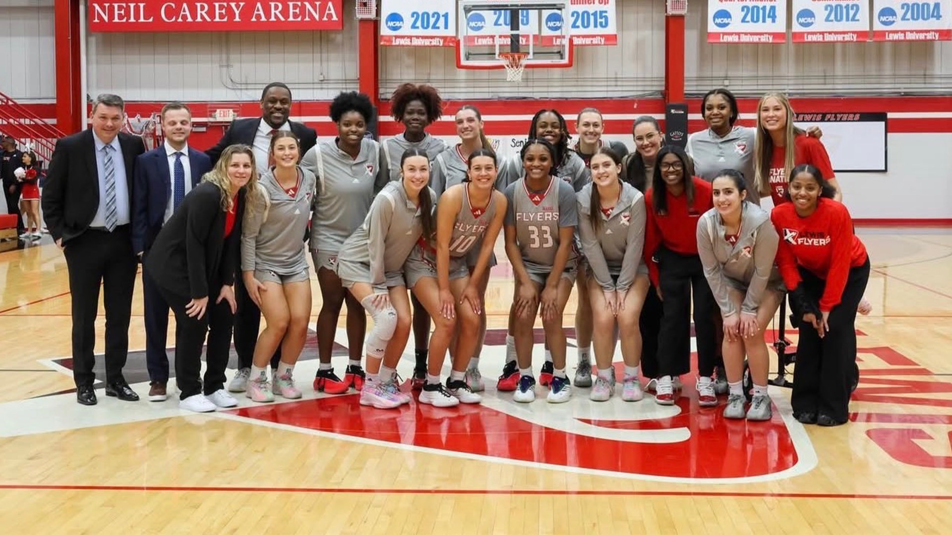 Lewis women's basketball senior day picture 2026