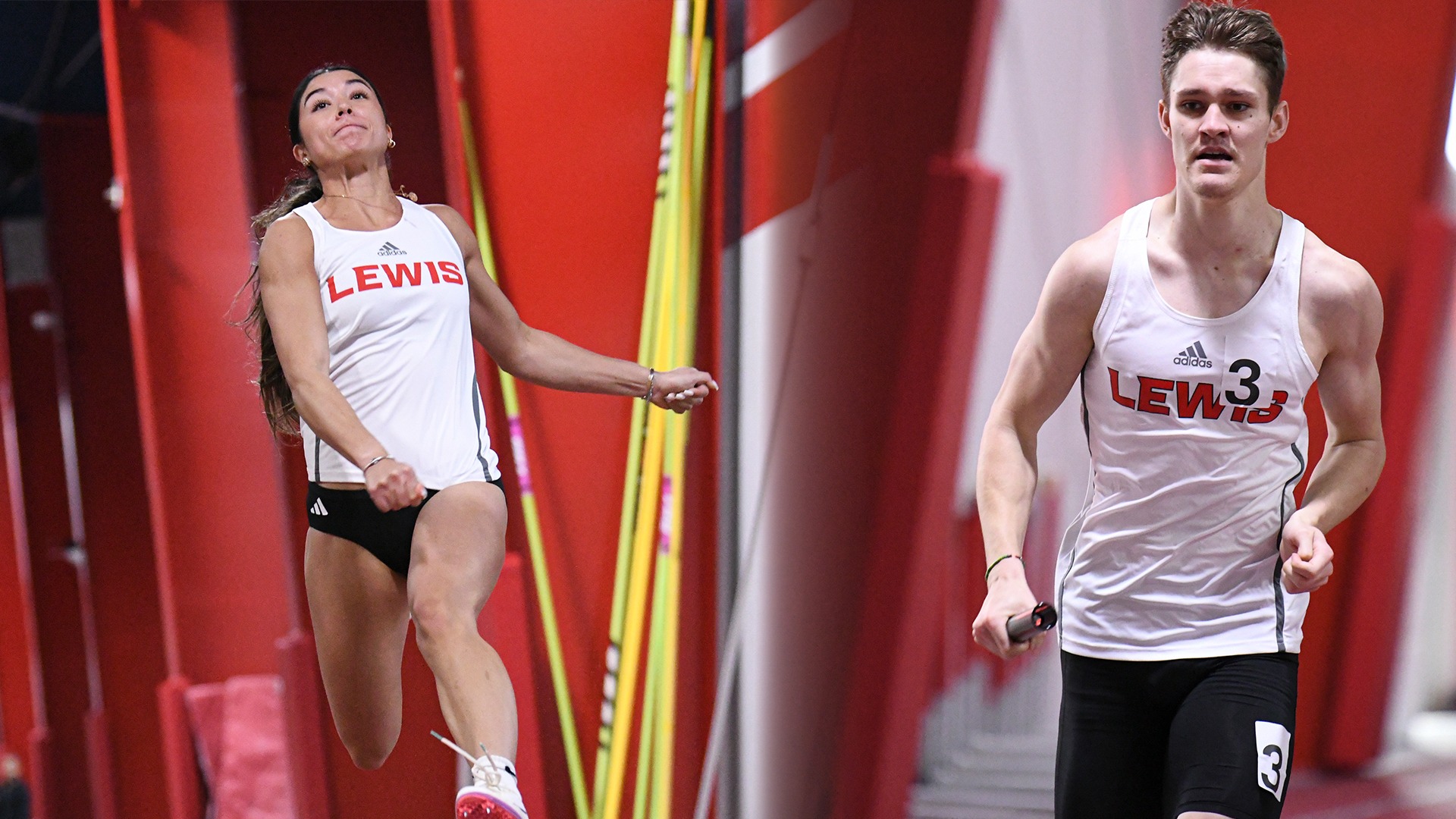 Denise Hernandez and Neil Erasmus GLVC Weekly Awards