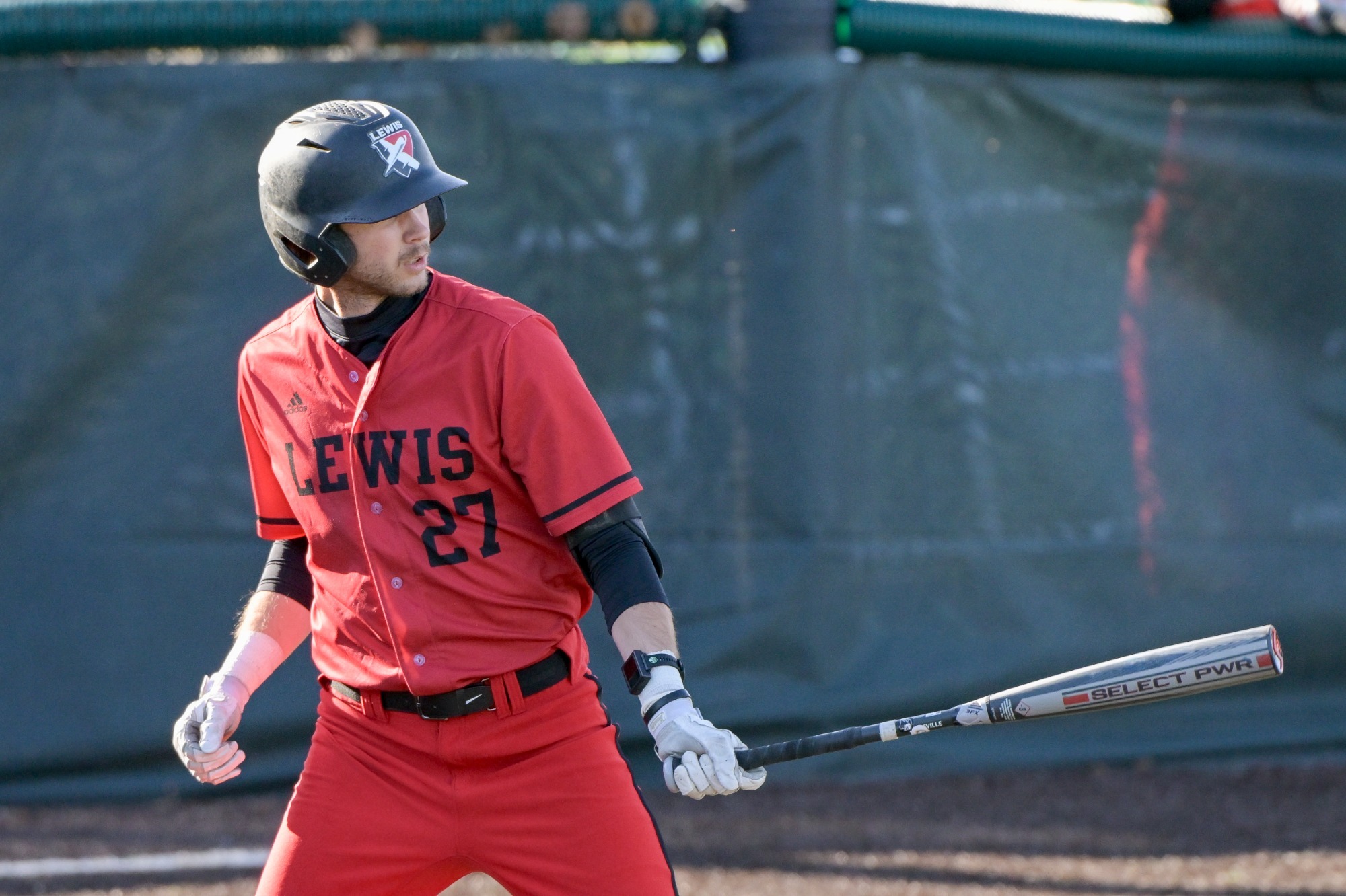 Jackson Hunley waits for a pitch