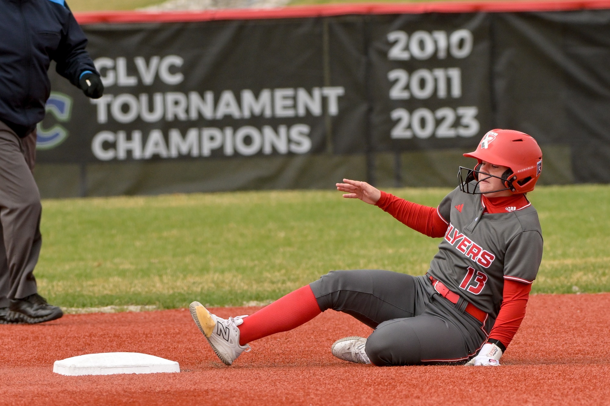Jolee Strohmeyer slides into second
