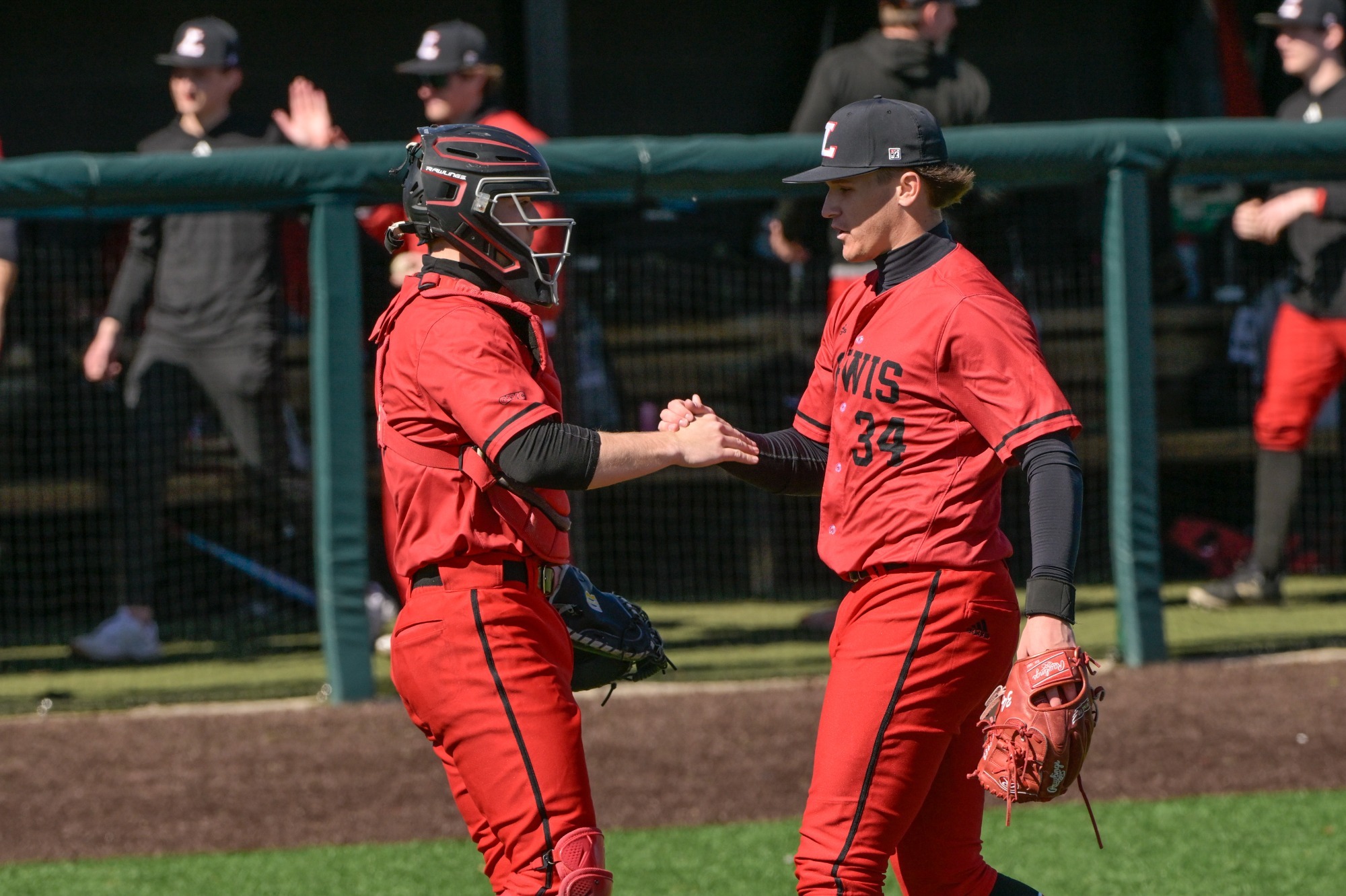 Carter Endisch walks off after an inning