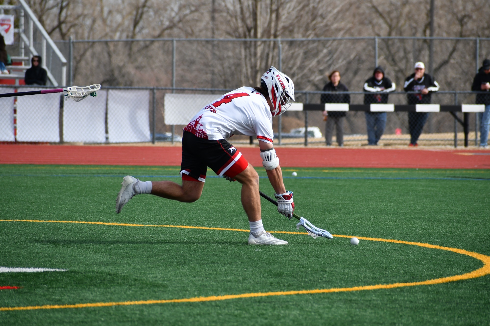 Dylan Kendrick runs for a ground ball