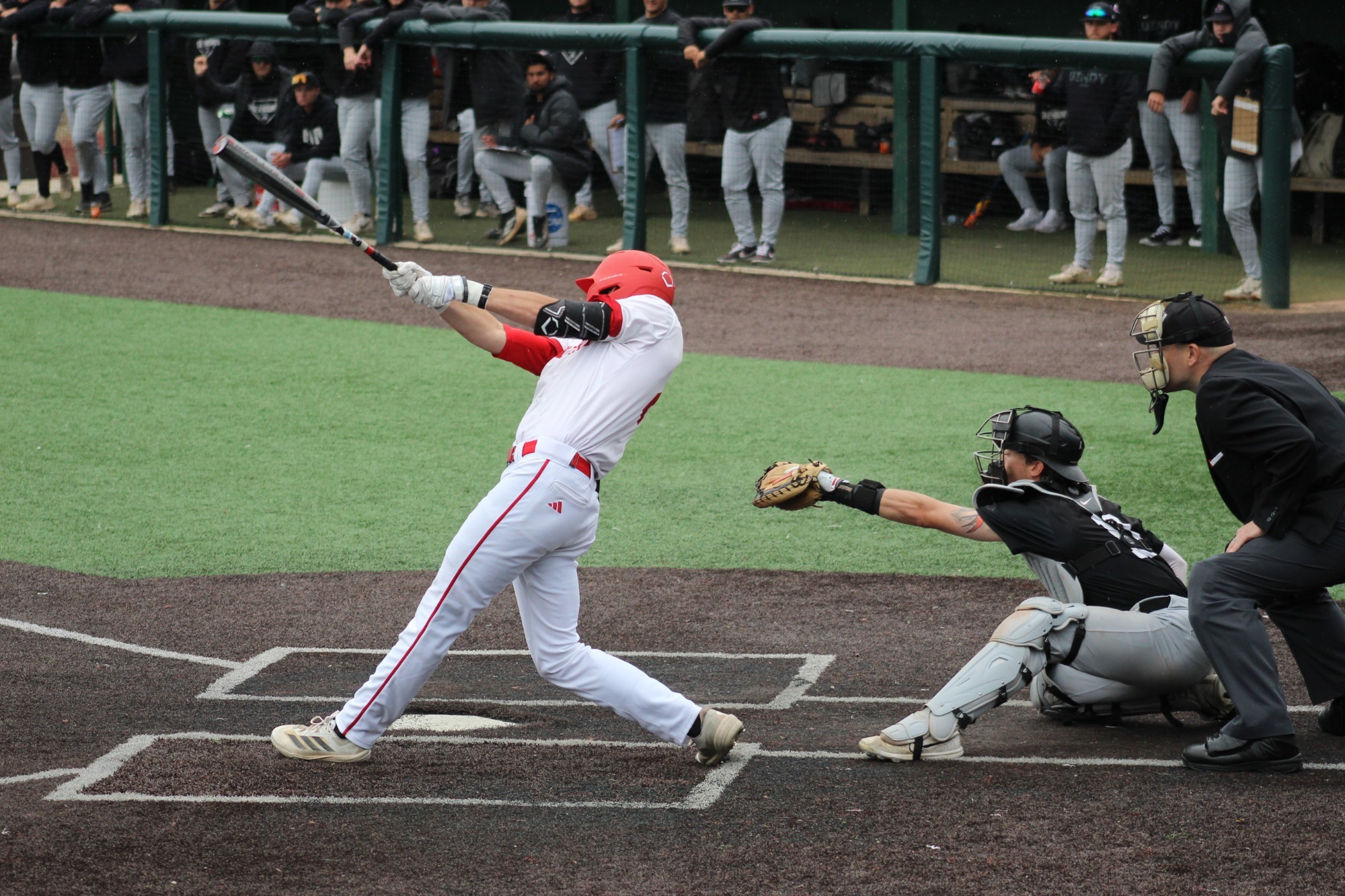 Lewis batter swings