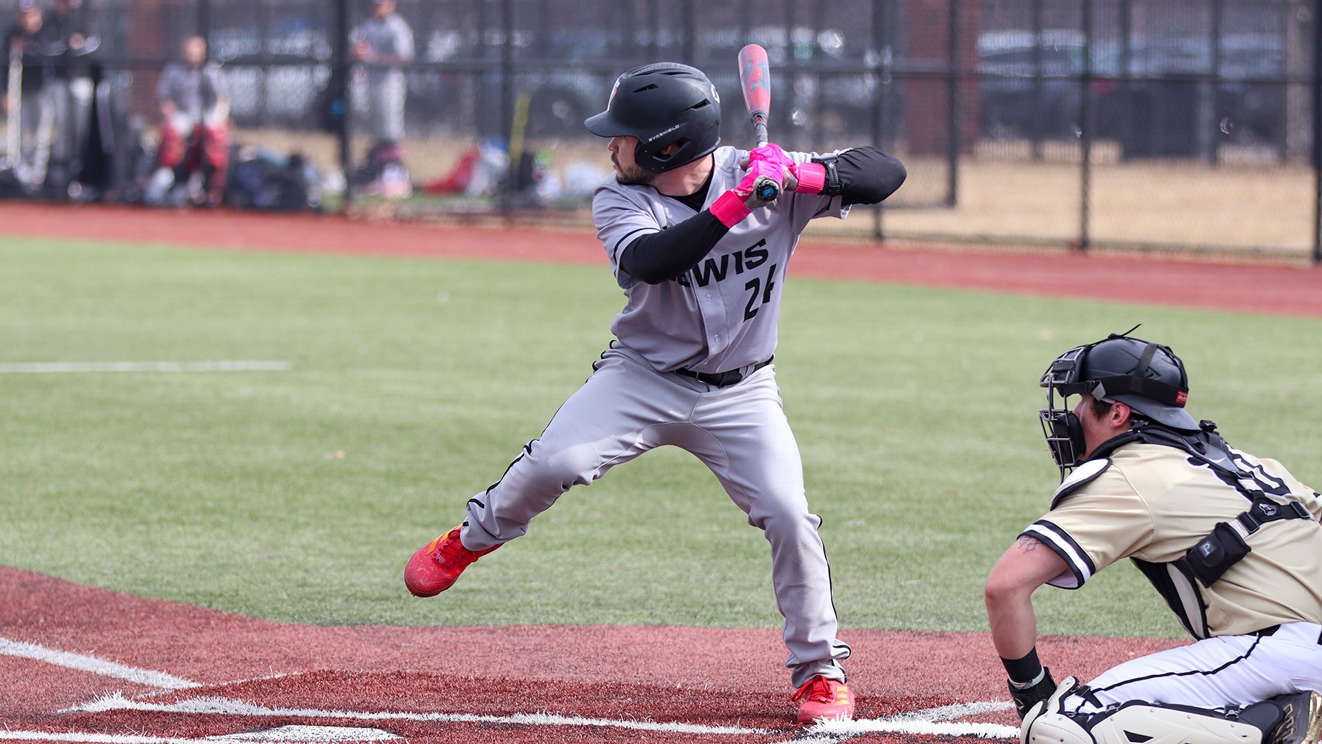 Daniel O'Brien waits for a pitch