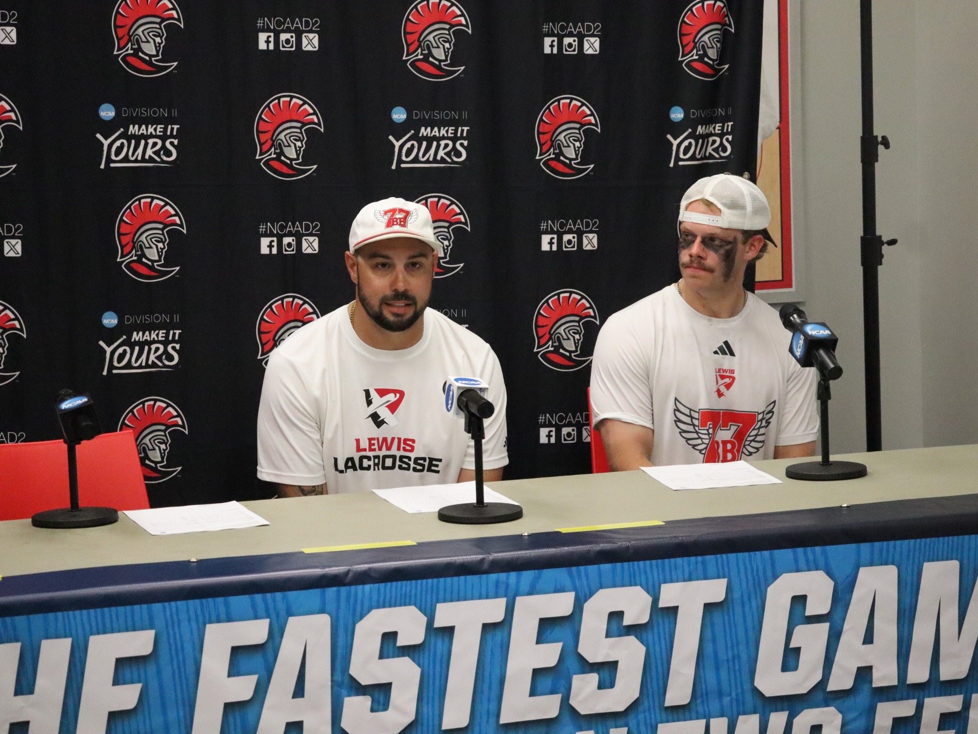 Joe Perruzzi and Logan Suchy speak postgame