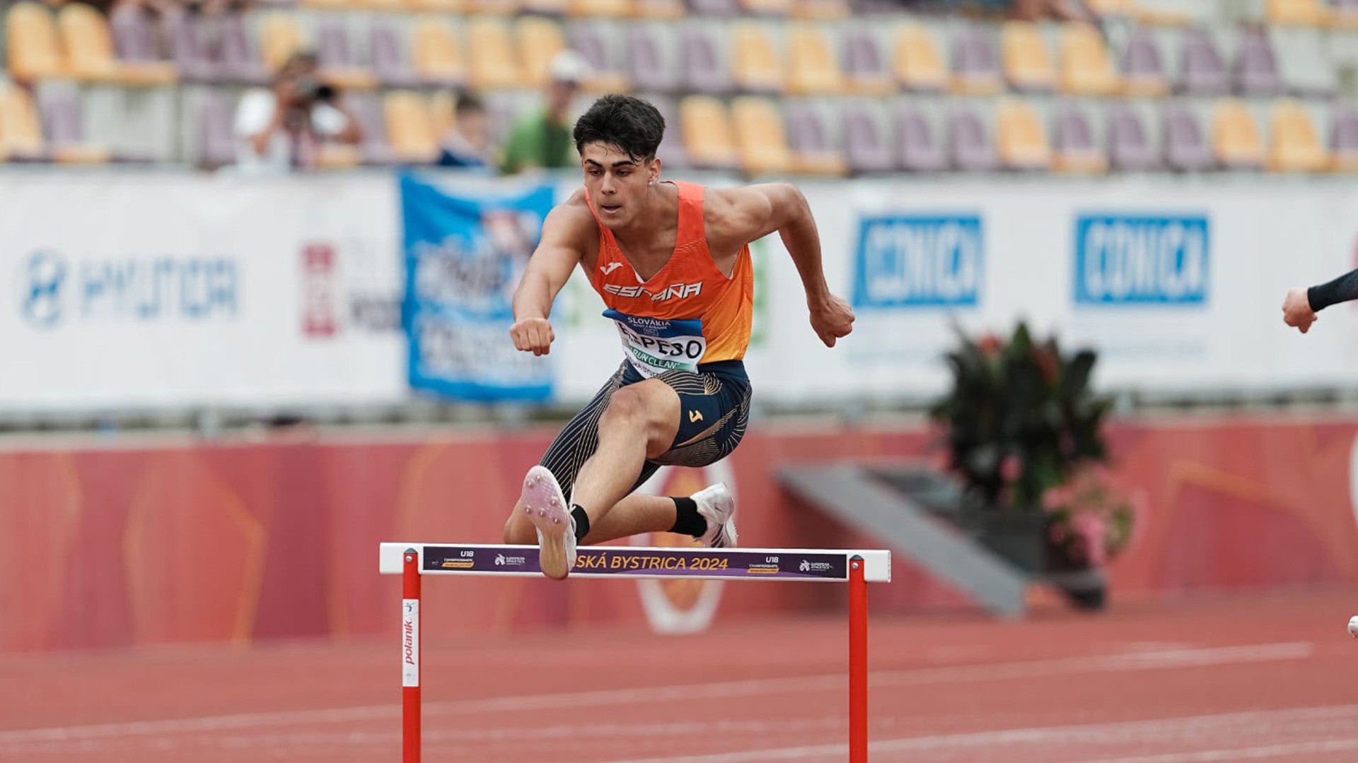 Diego Espeso track and field with Spain