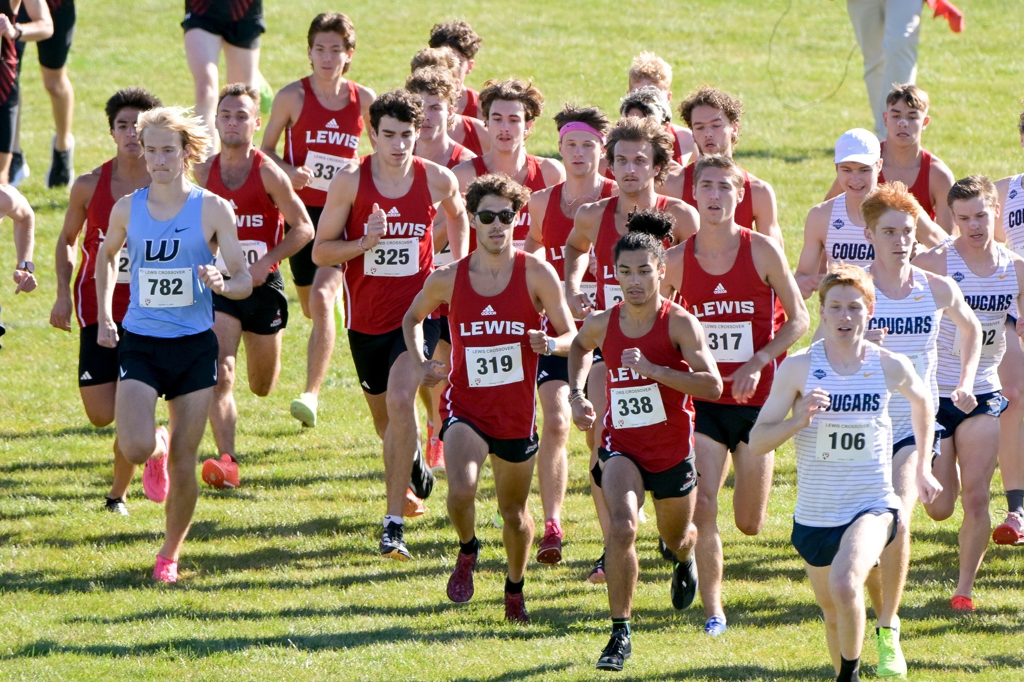 Men's cross country at Lewis Crossover