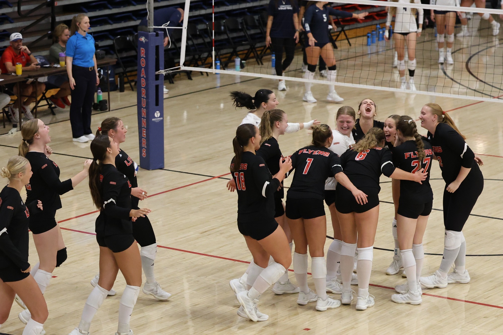 Lewis women's volleyball upset win over Concorida-St. Paul