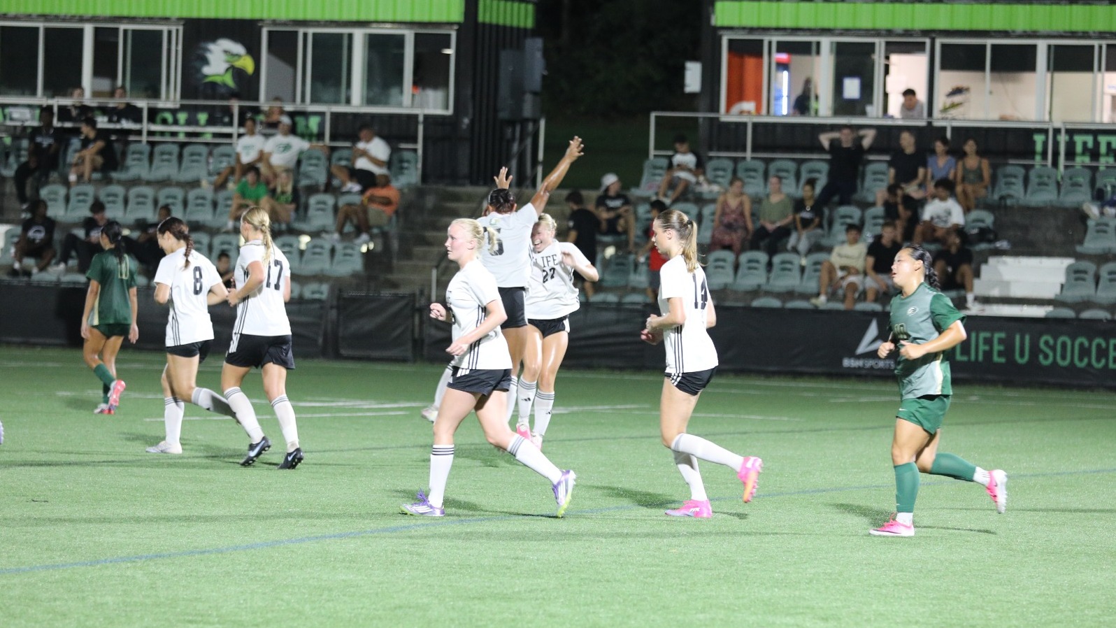 Caroline White Celebrates Goal vs GGC