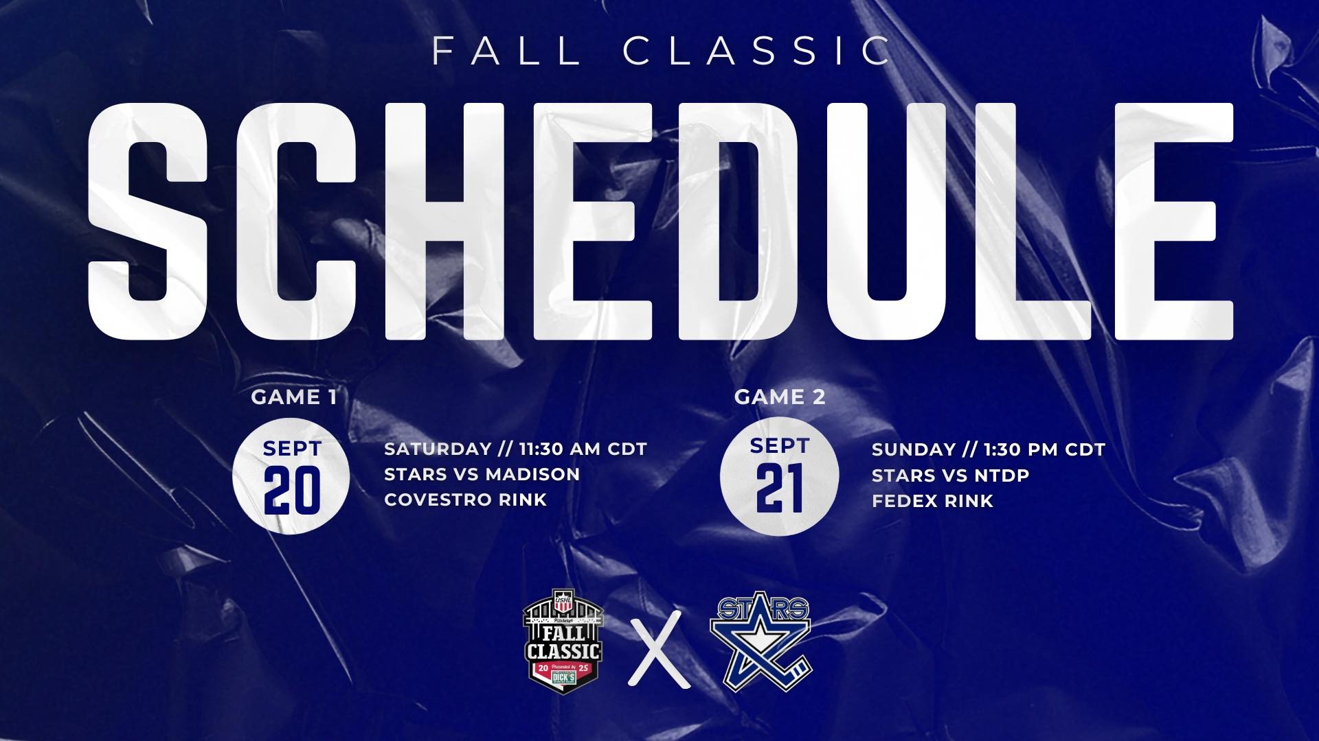 2025 fall classic schedule