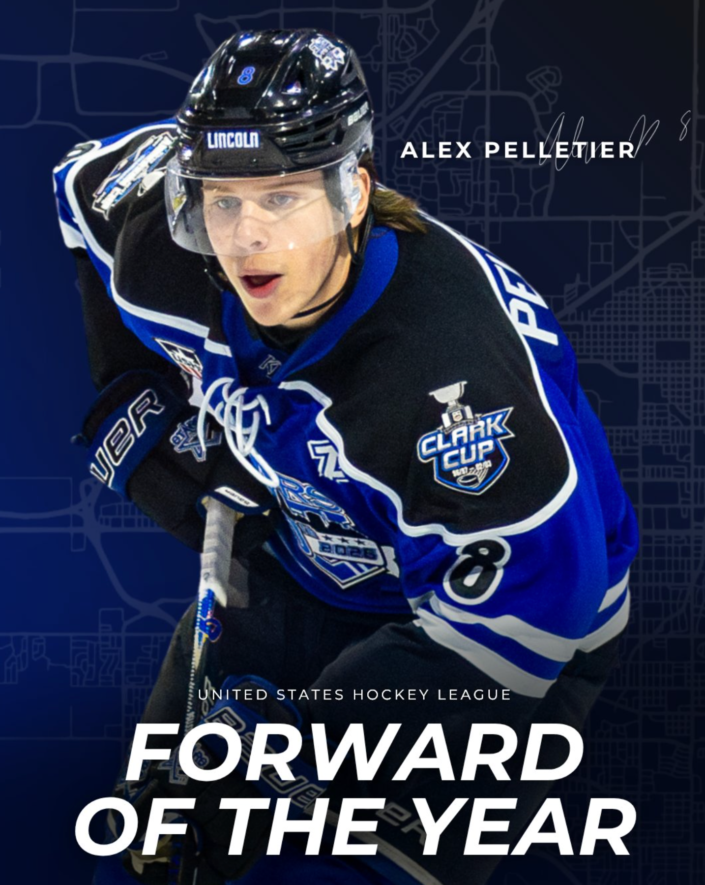 PELLETIER FORWARD OF THE YEAR