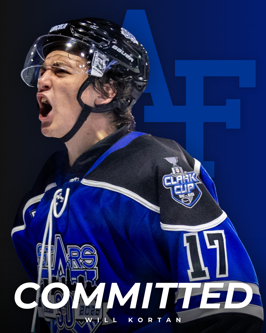 KORTAN COMMITS TO AIR FORCE