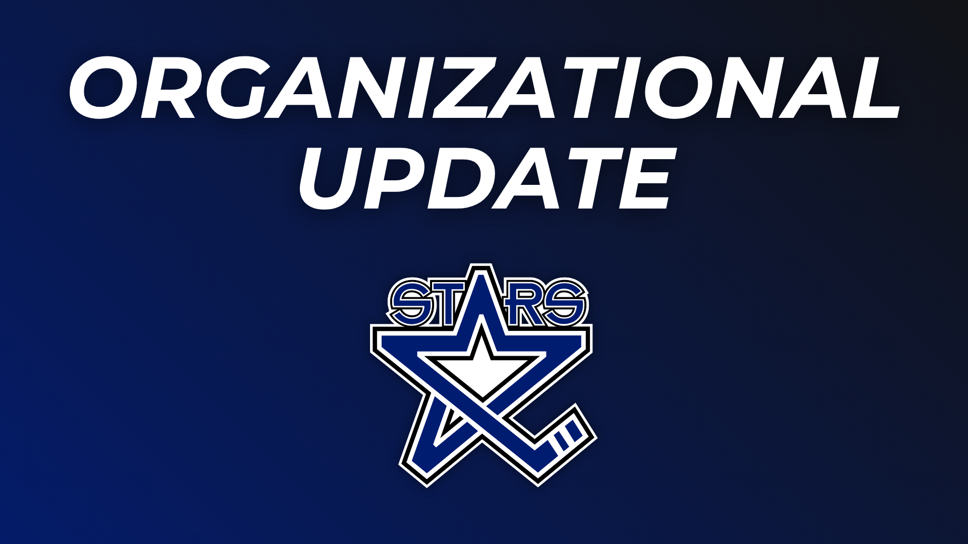 Stars announce organizational update