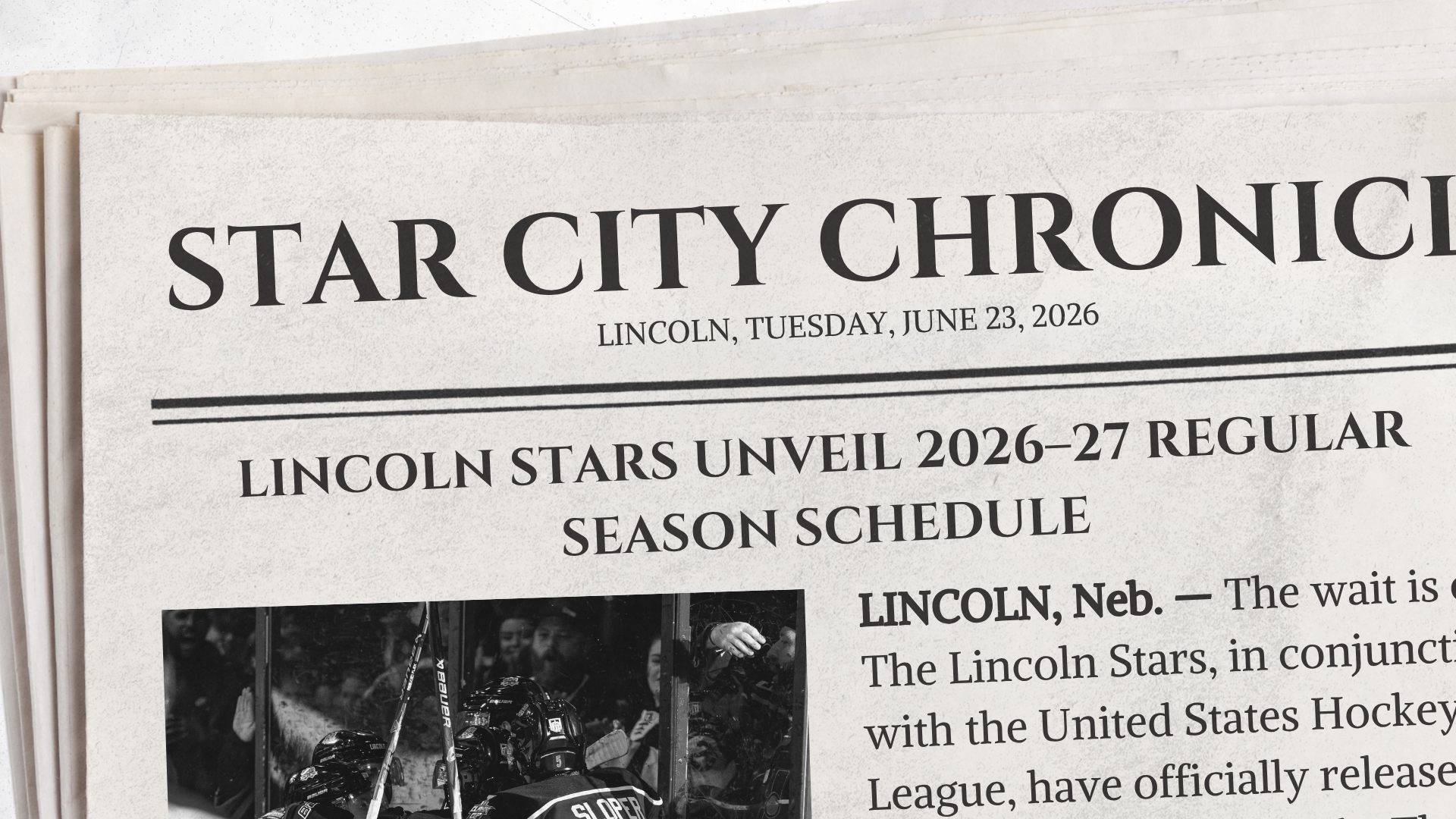 26/27 Schedule Announcement