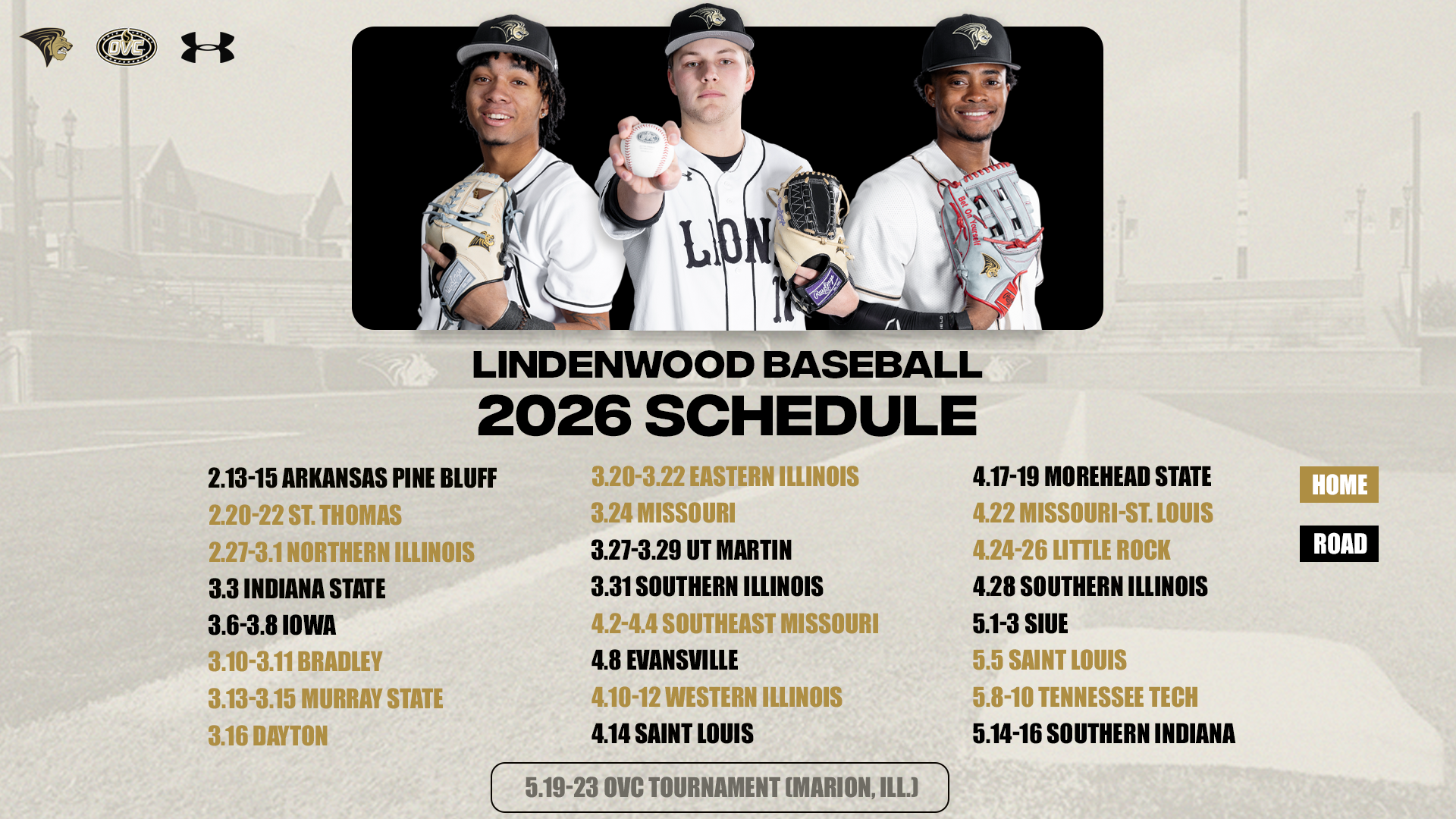 BSB Schedule 2026