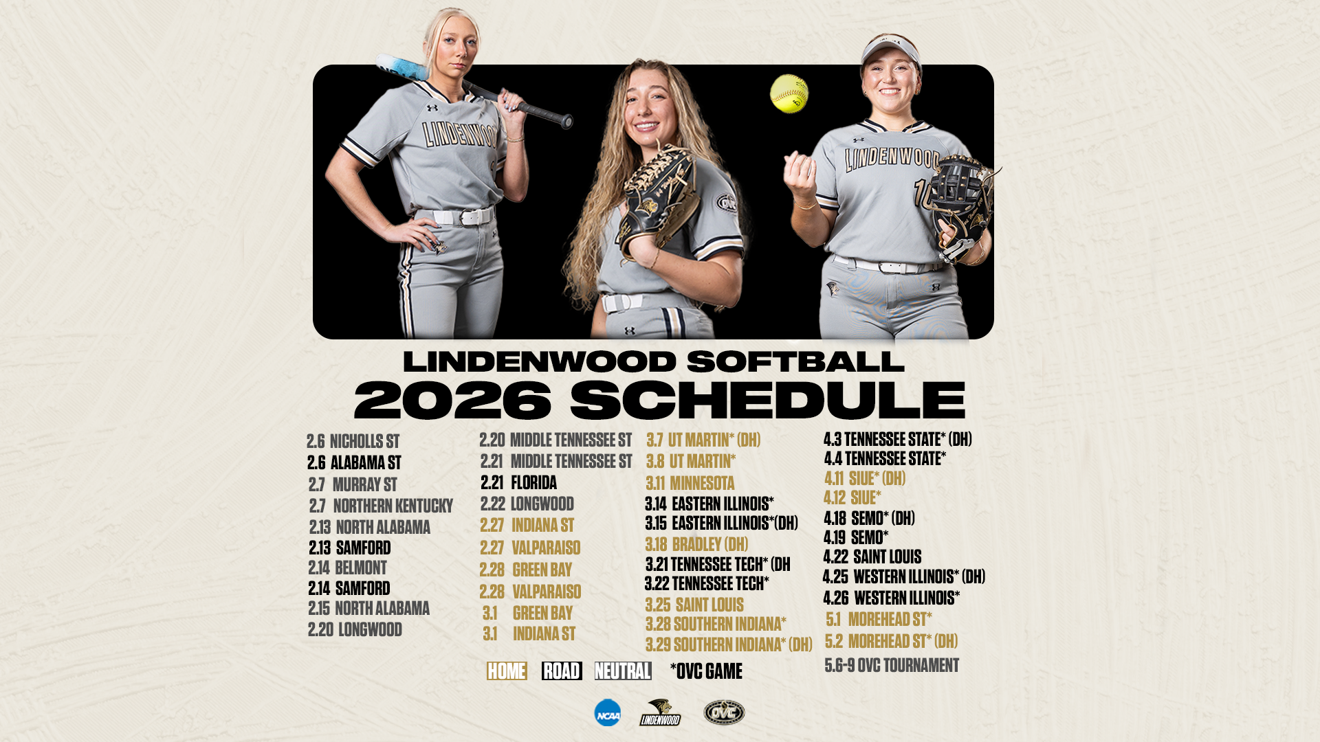 Softball Schedule