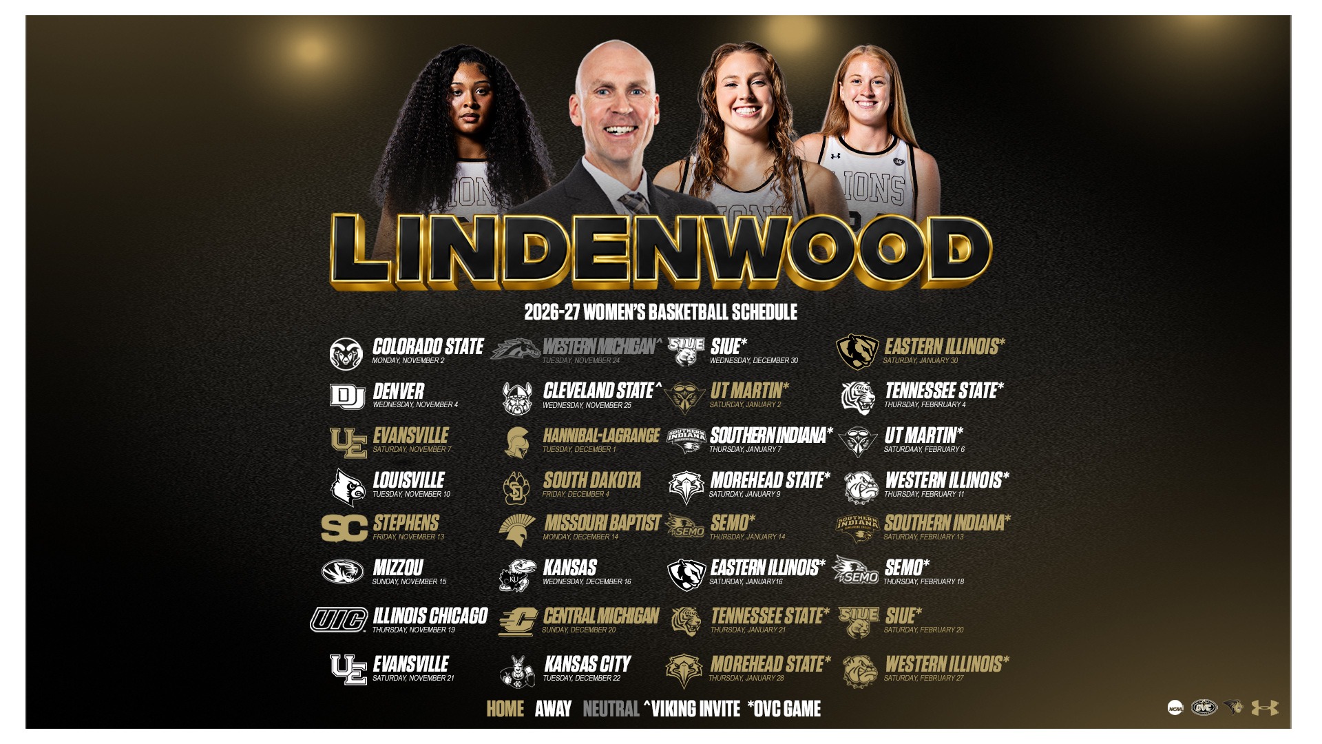 2026-27 Lindenwood WBB Schedule