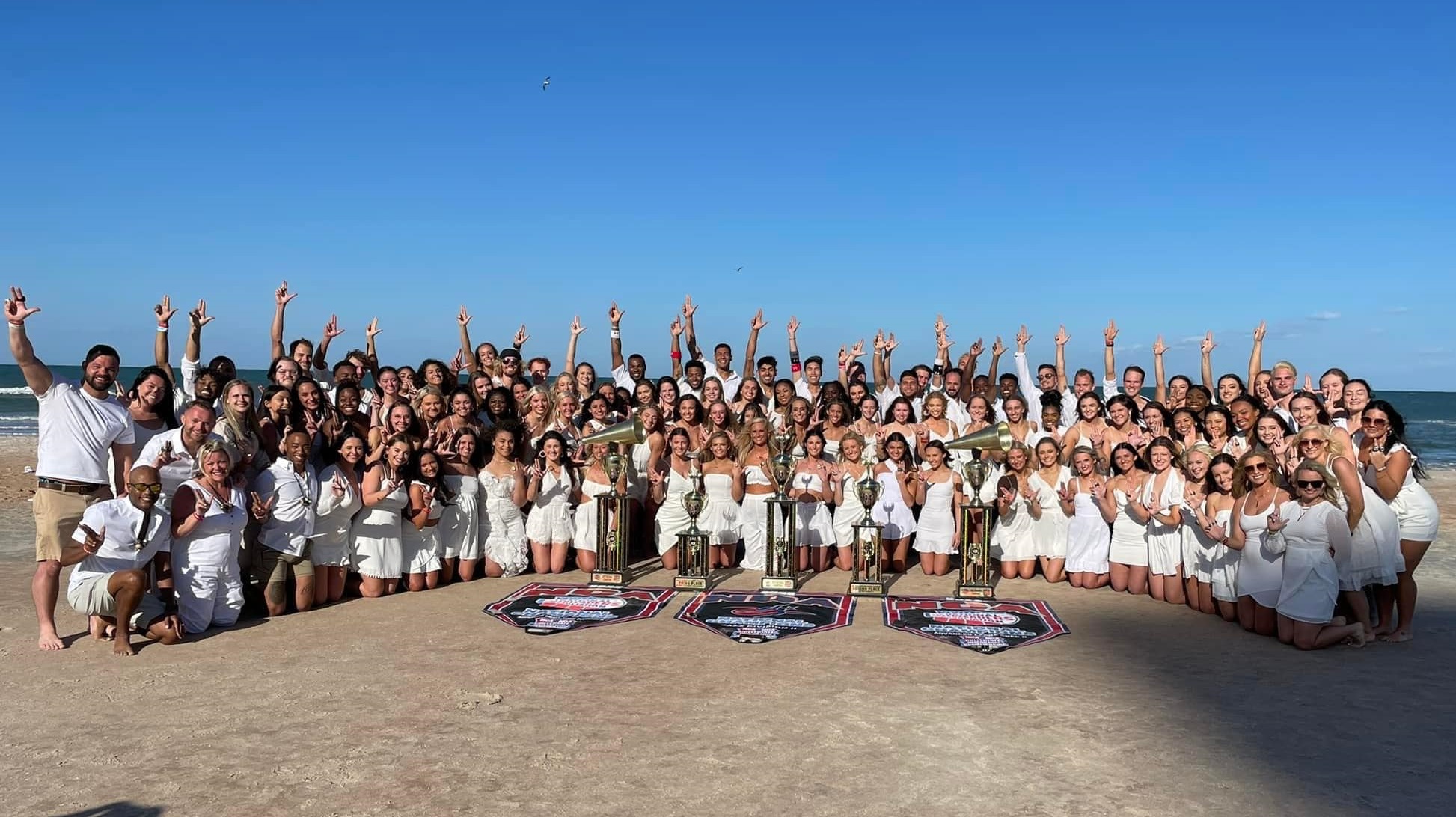 cheer and lionettes group at nationals.2022