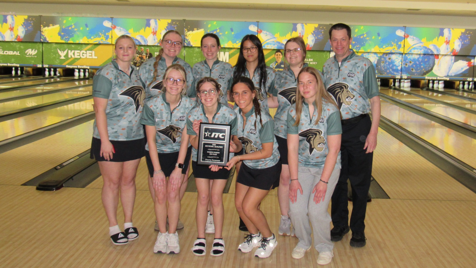 Women's Bowling Sectionals 2nd Place