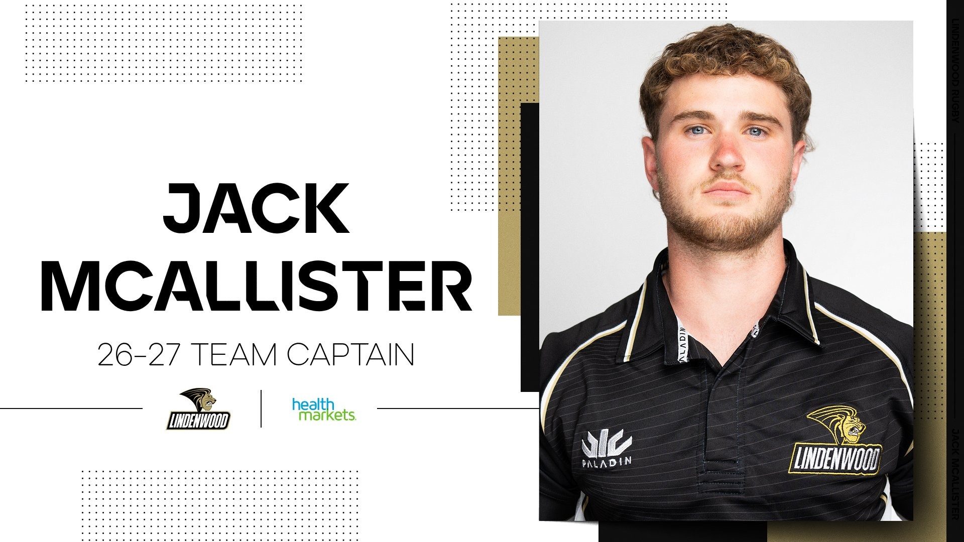 McAllister Named Rugby Captain for 26-27