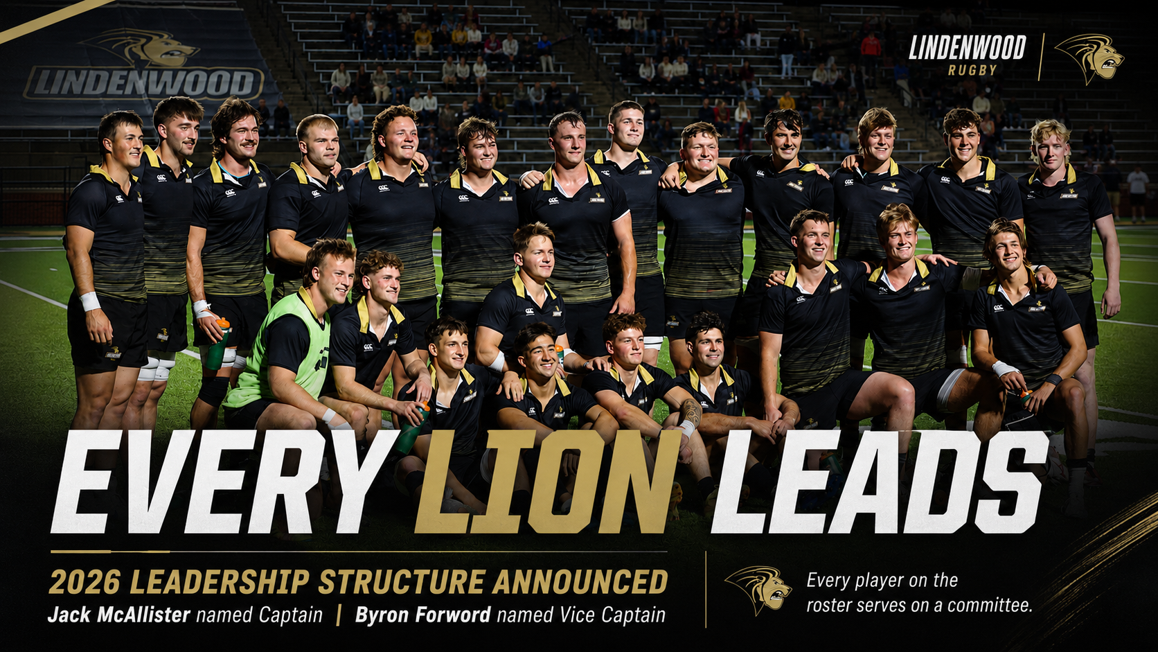 Men's rugby leadership slide 2026-27