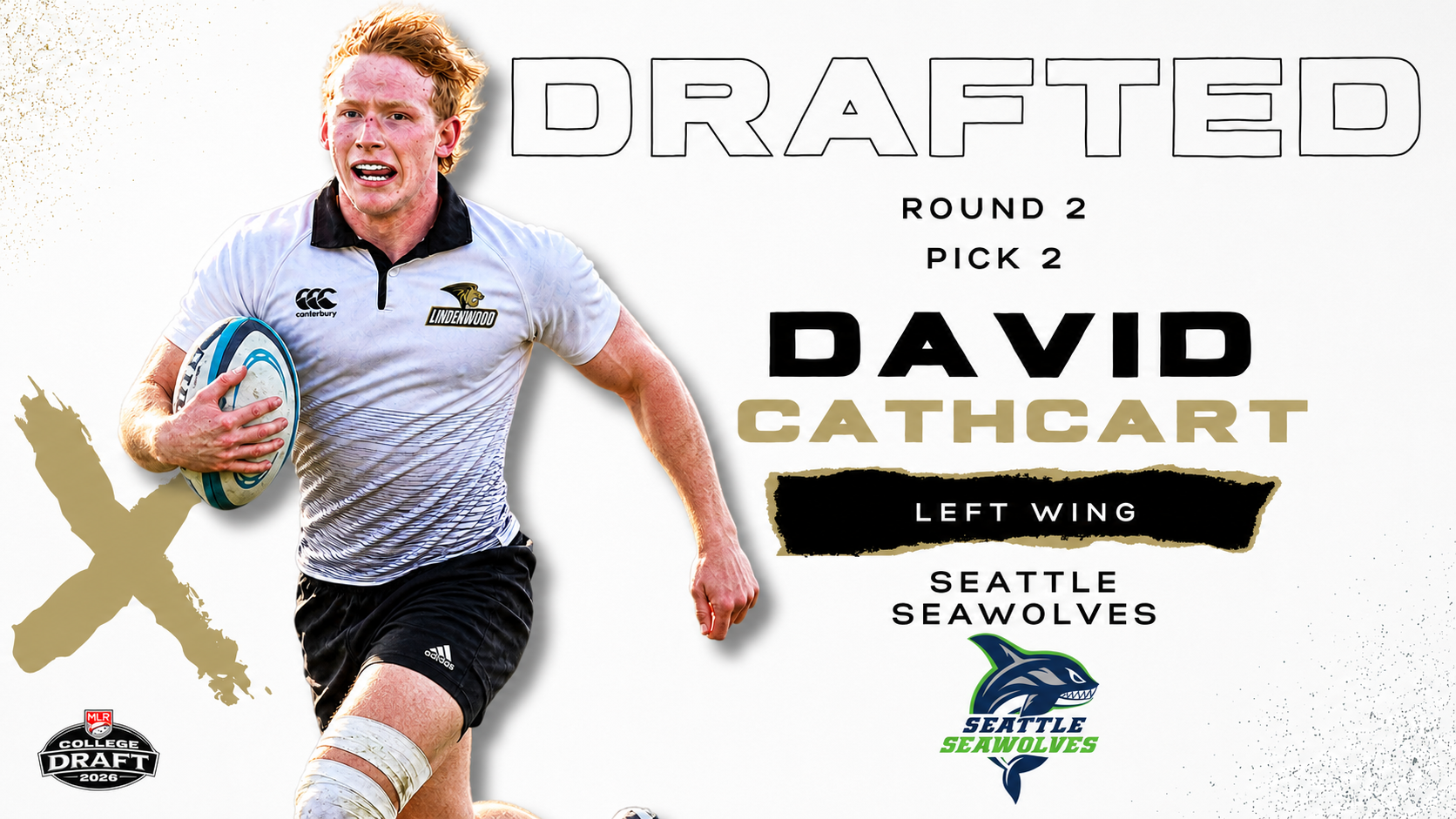 Cathcart drafted by Seattle in MLR