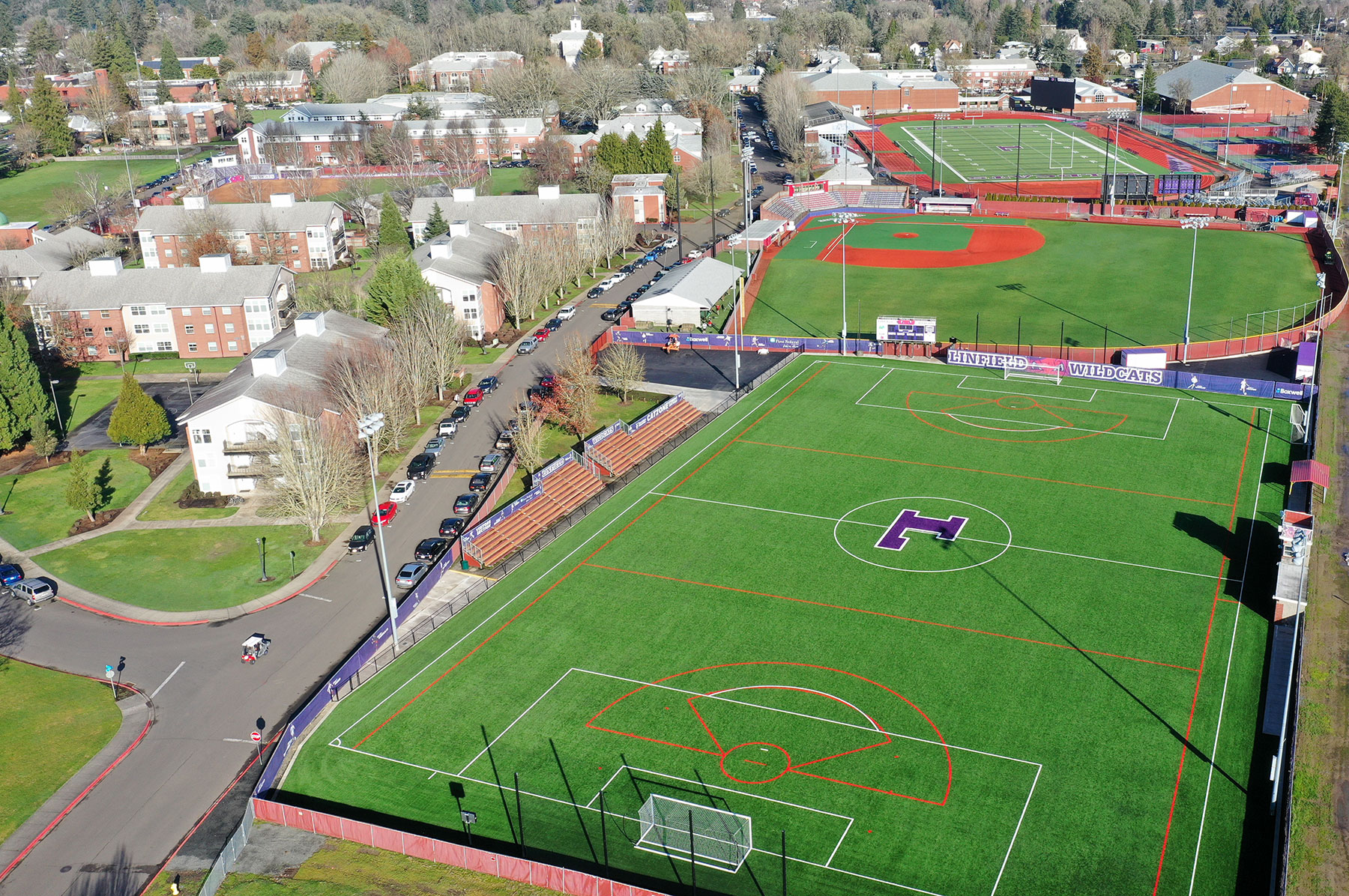 Aerial View of Campus Venues