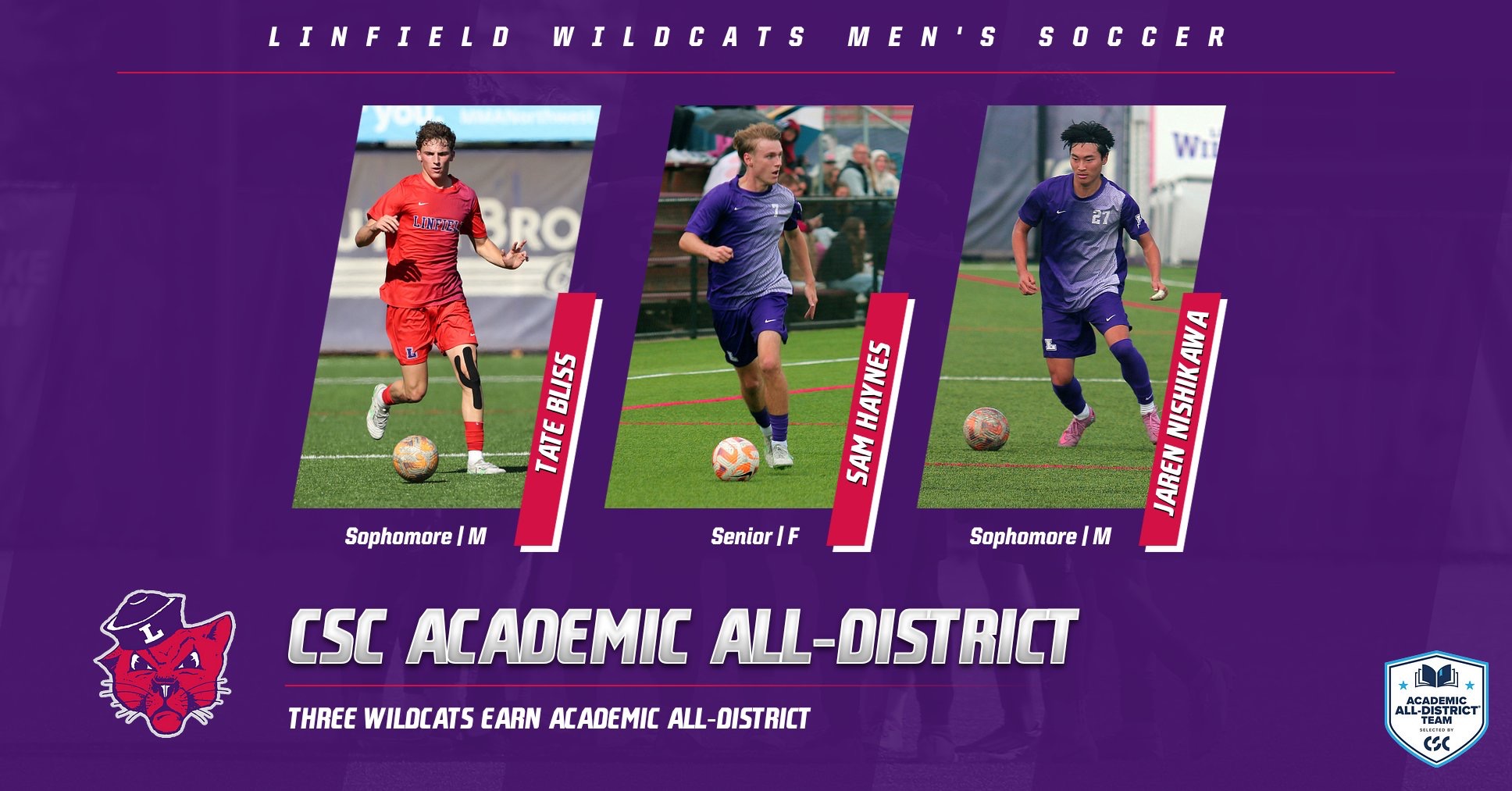 Men's Soccer Academic All-District