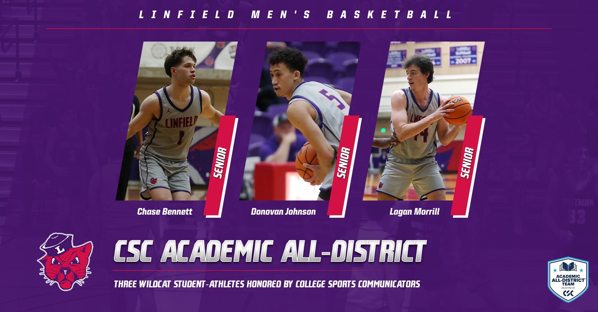 Men's Basketball Academic All-District 2025-26