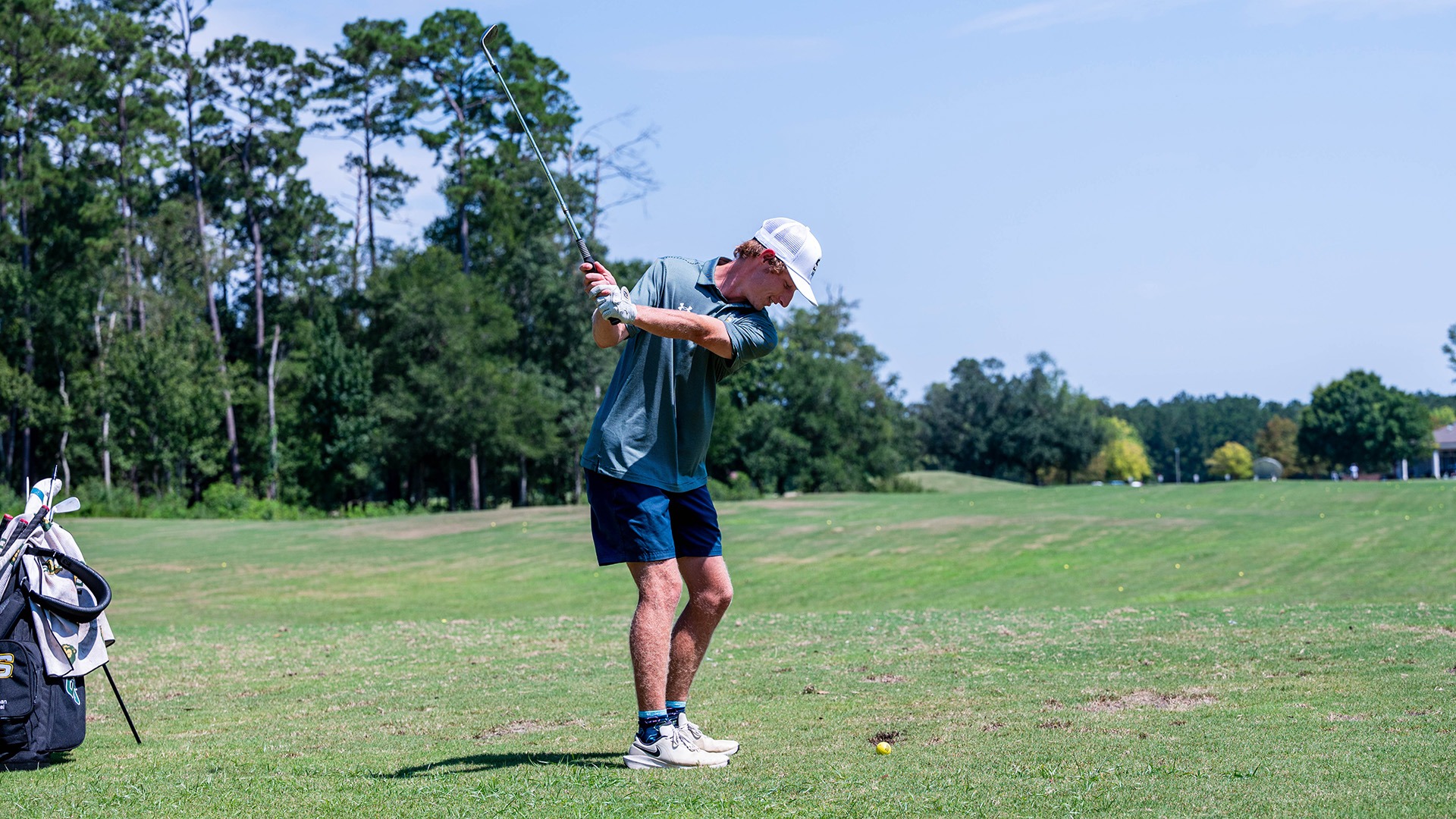 Patrick Blaum takes a swing 
