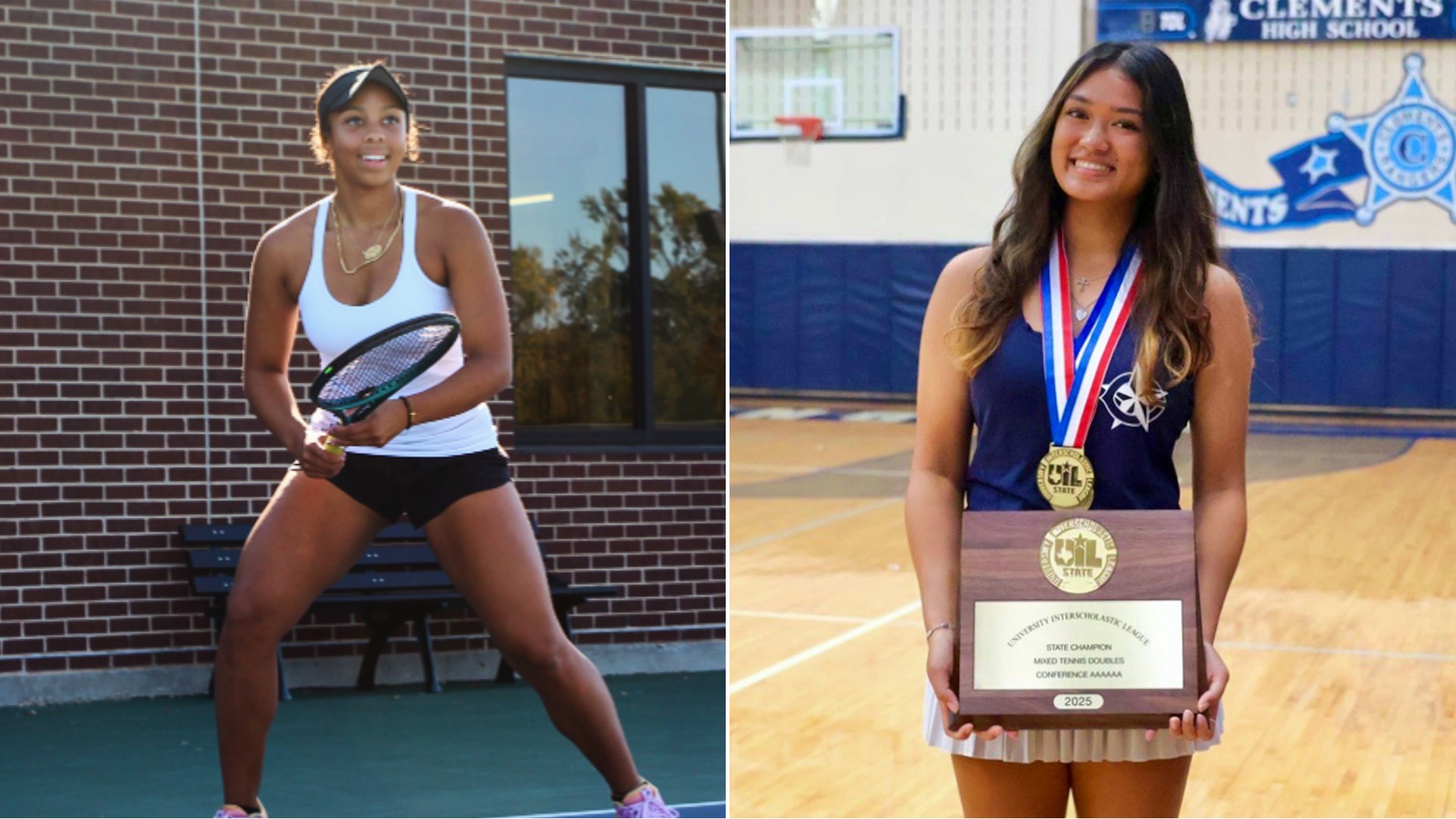 Gabrielle Rice (left) and Jastine Escamos (right)