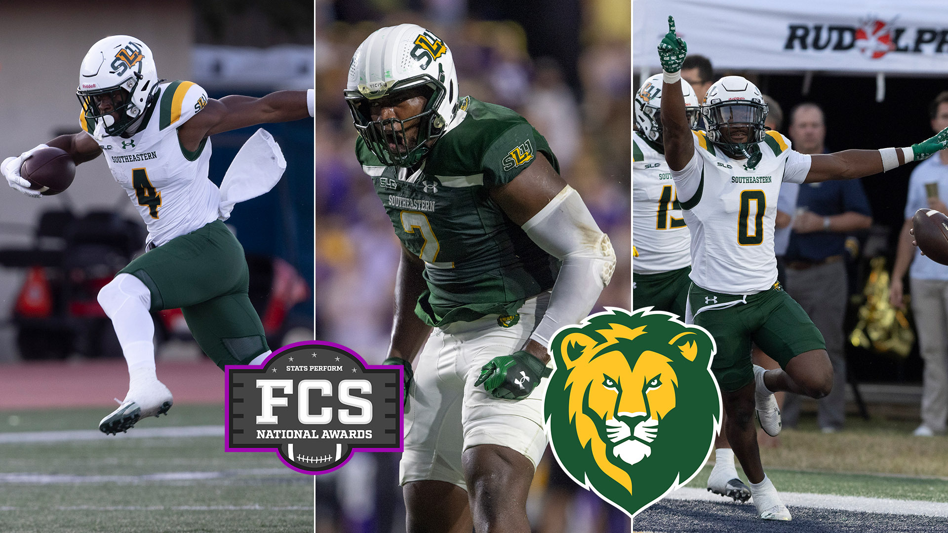 Brandon Hayes, Kaleb Proctor and KK Reno were named 2025 Stats Perform FCS All-Americans