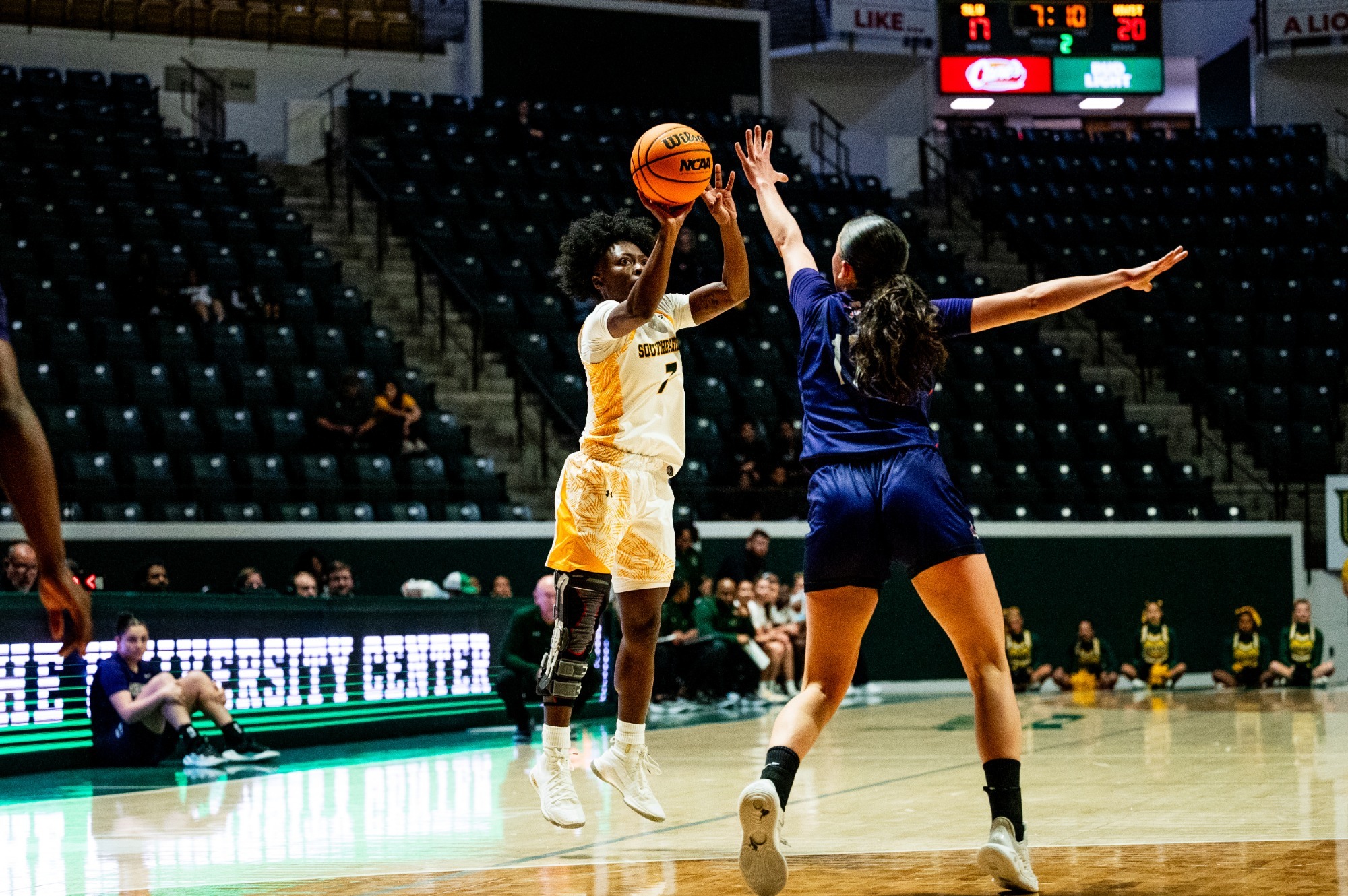 Aliyah Collins takes a three