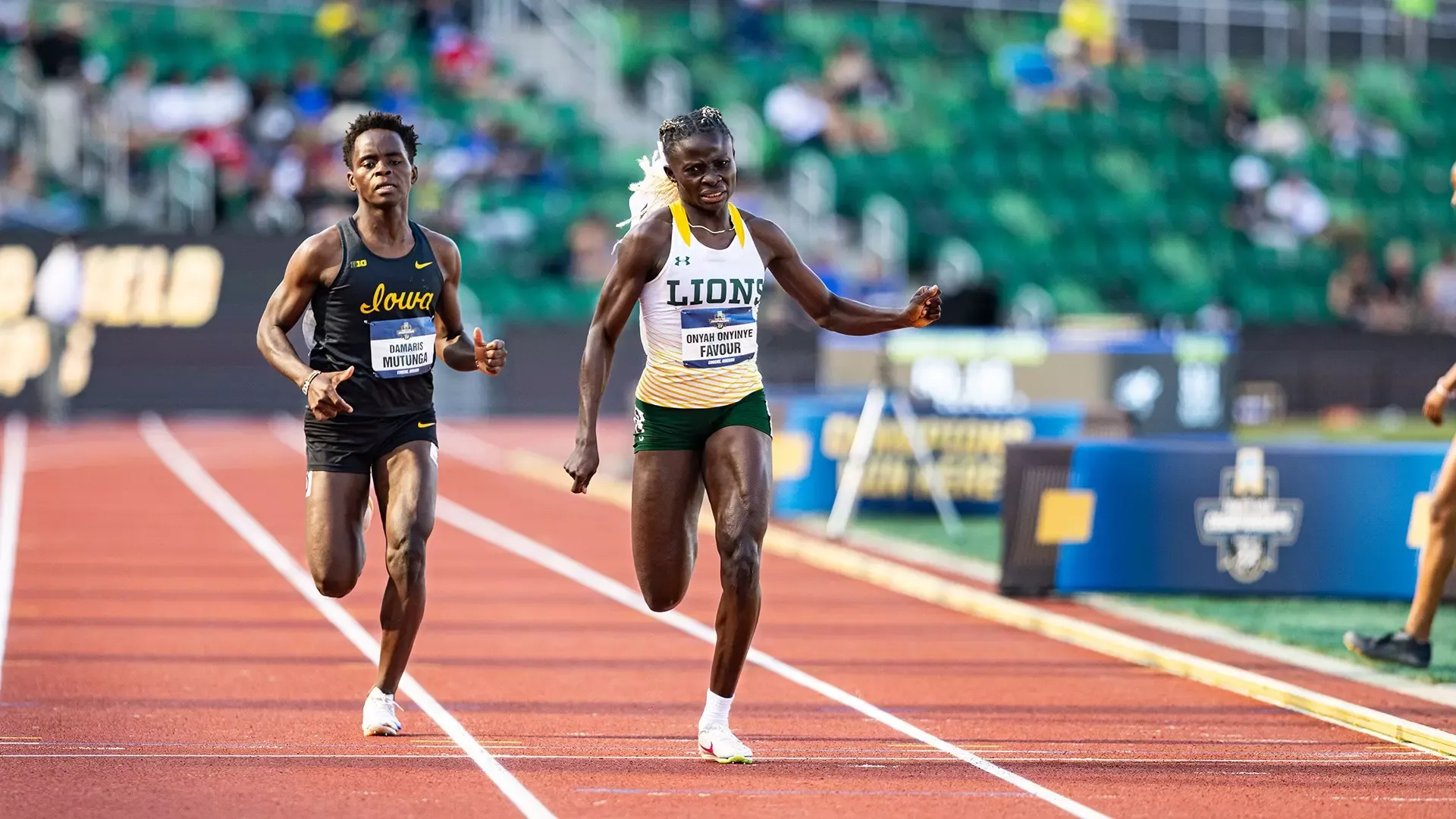 Onyah Favour in 400m National Semifinal NCAA Outdoor Championships 6/12/25