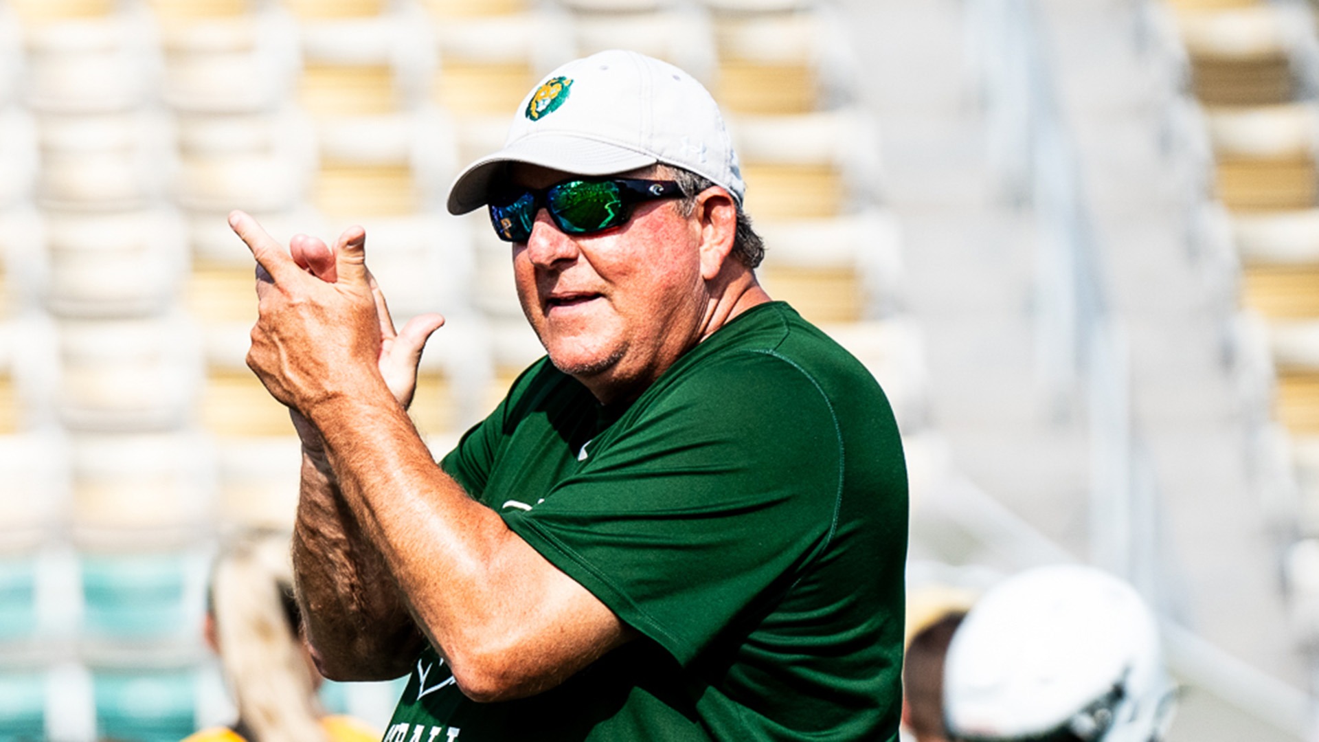 SLU Head Football Coach Frank Scelfo