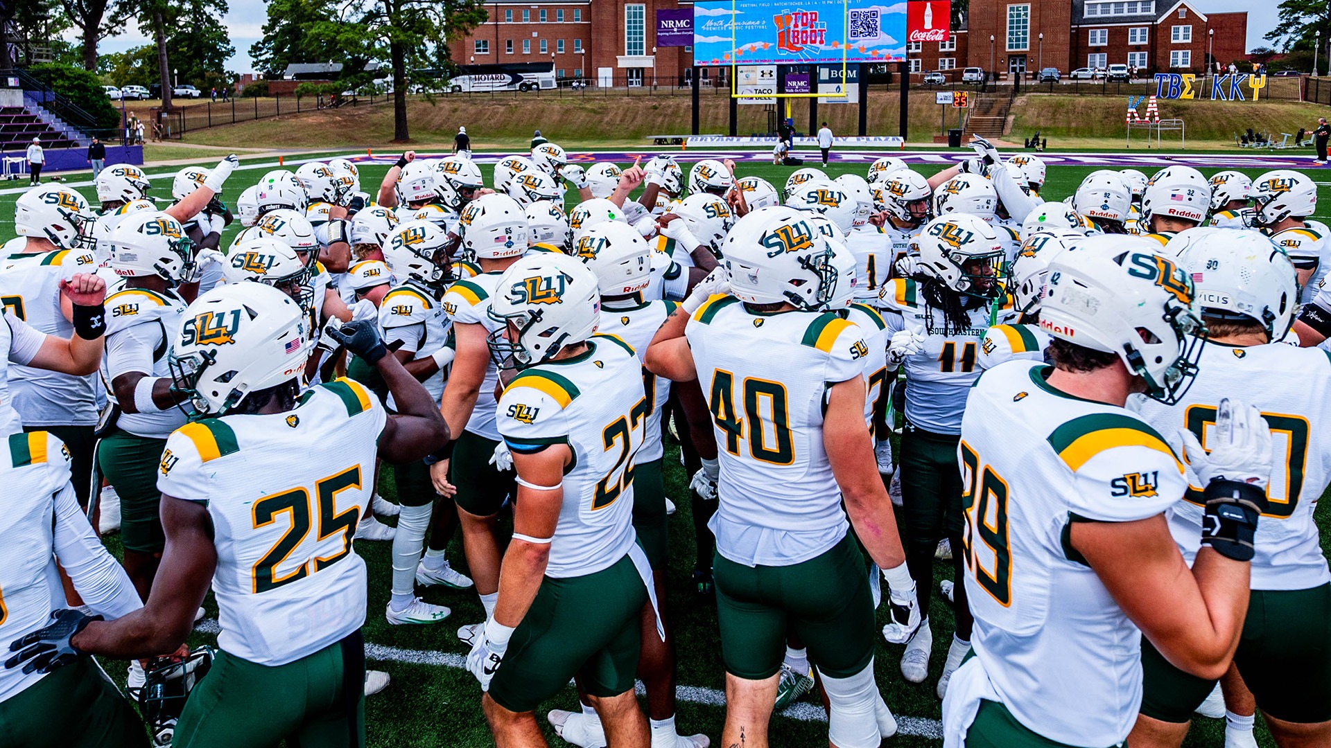 SLU Football Team at Northwestern State Sept. 26, 2026