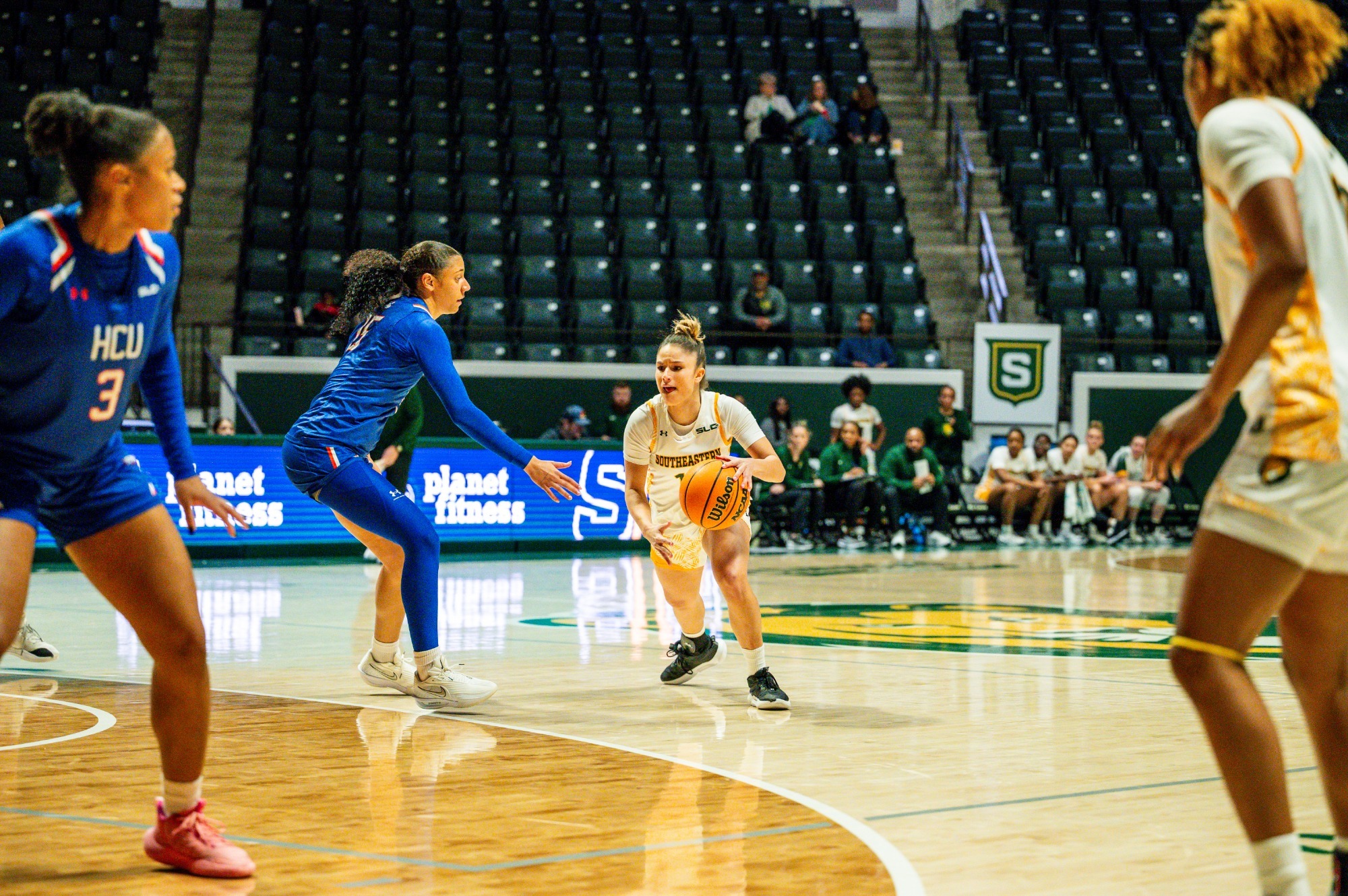 Lihi Azouri attacks the defense in the University Center