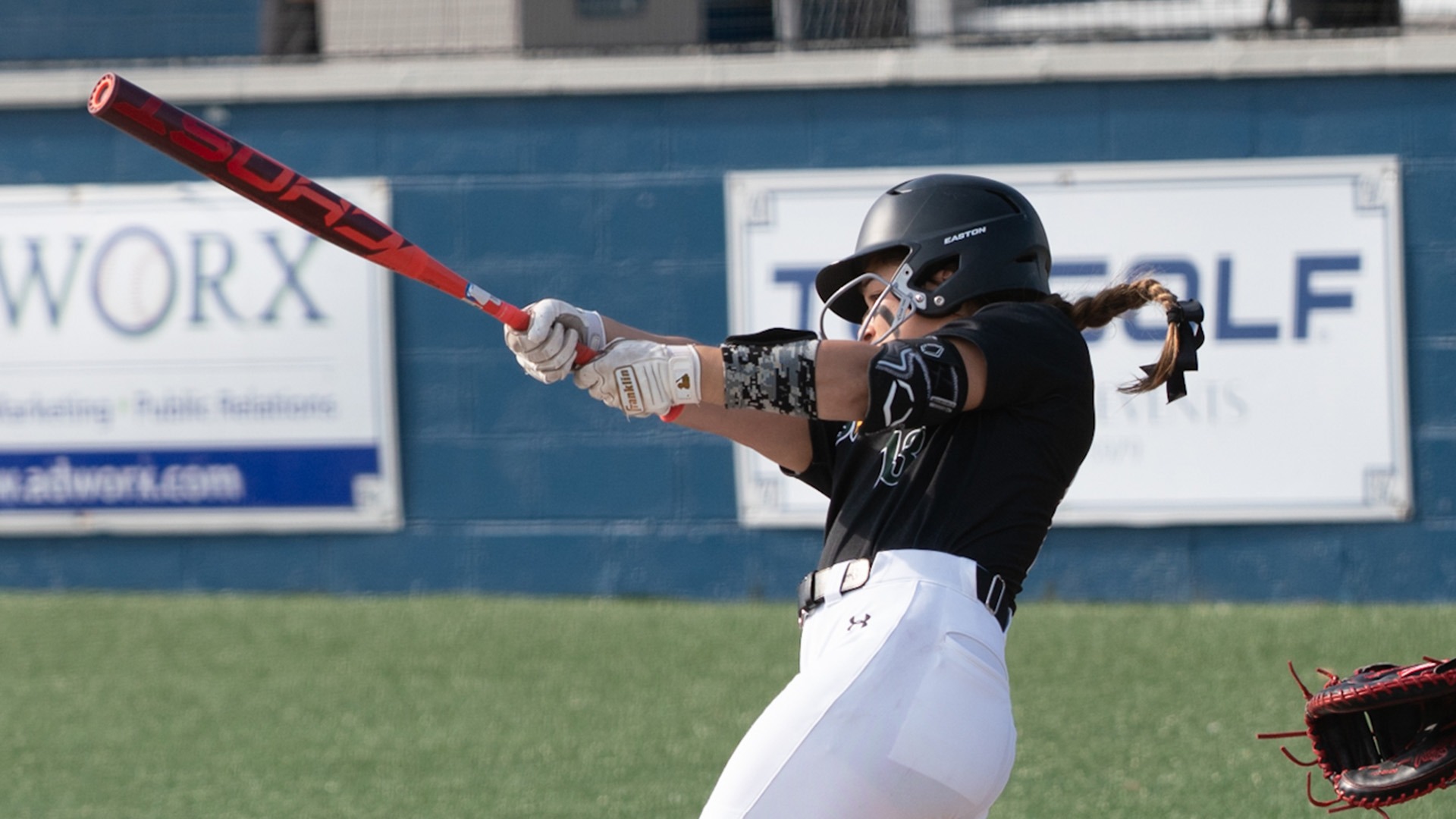 Maria Detillier swings versus SIUE Feb. 14, 2026